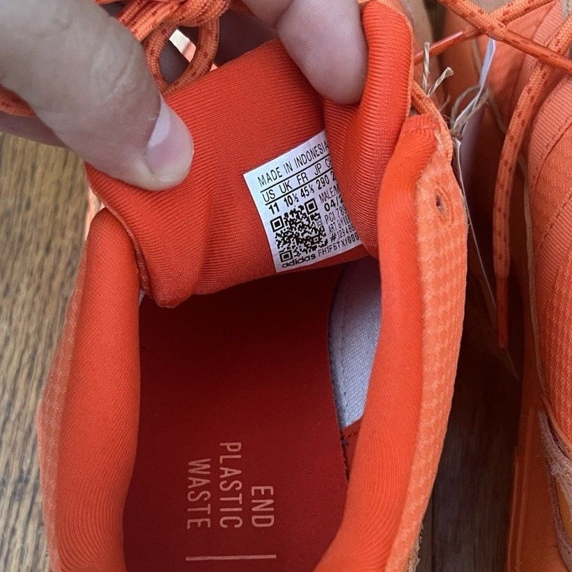 Adidas adidas ORIGINALS MEN'S ZX 22 BOOST SNEAKERS ORANGE RETRO Size US 11 / EU 44 - 6 Thumbnail