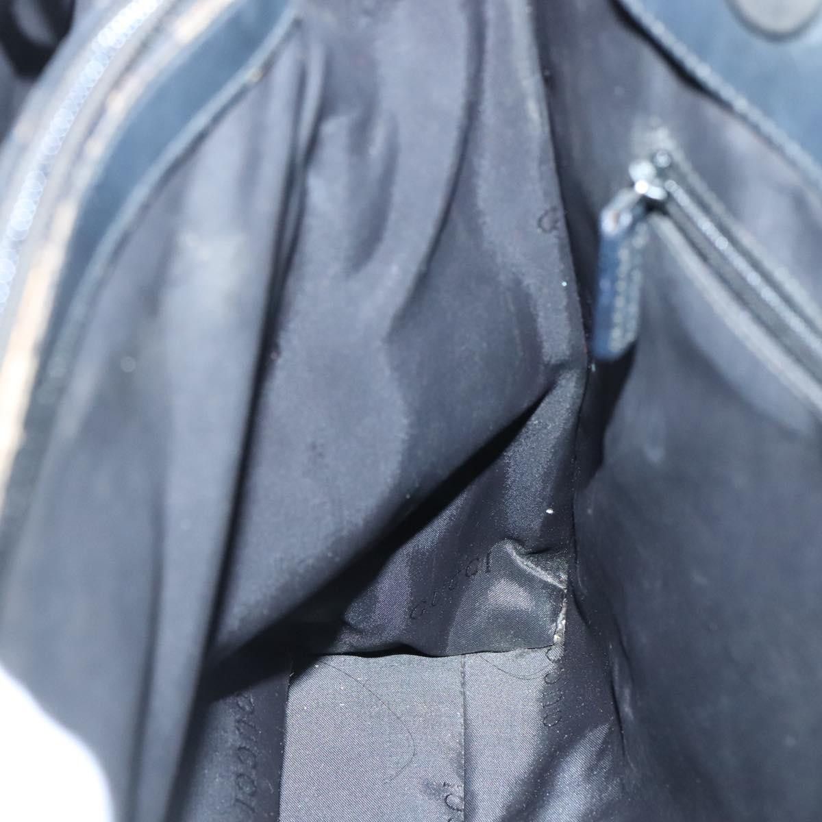 Gucci GUCCI Bamboo Hand Bag Leather Black 002 1010 002 1010 Size ONE SIZE - 18 Thumbnail