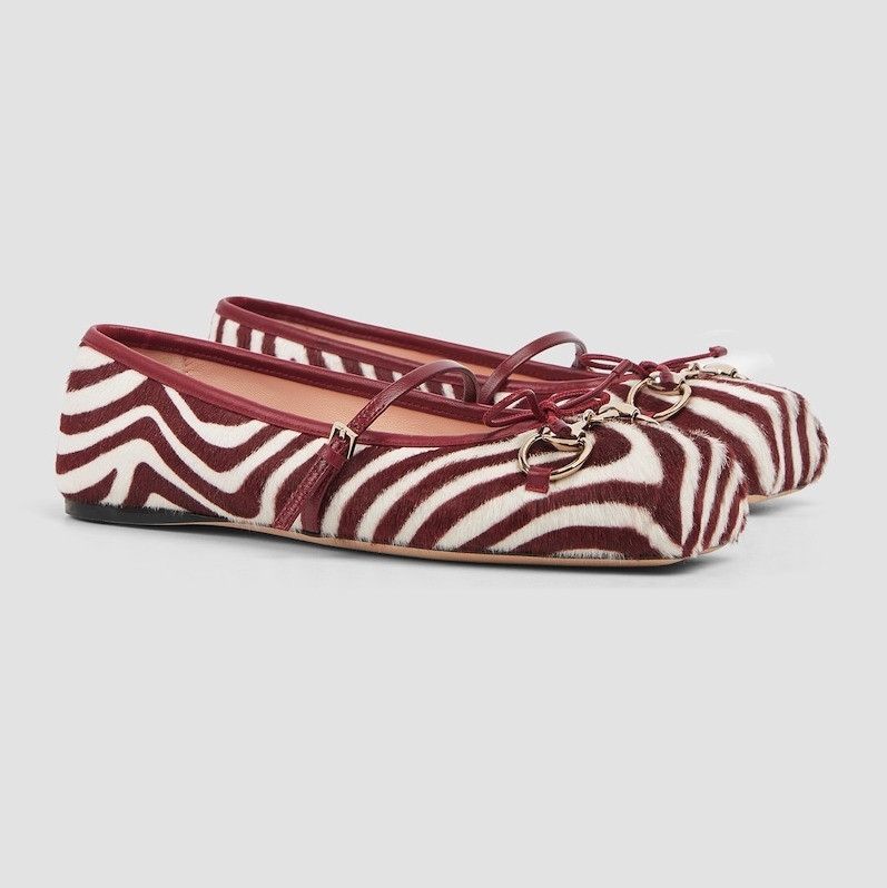 Gucci oc11z0226 Women's Gucci Horsebit Ballet Flats In Multicolor Size US 7.5 / IT 37.5 - 5 Thumbnail