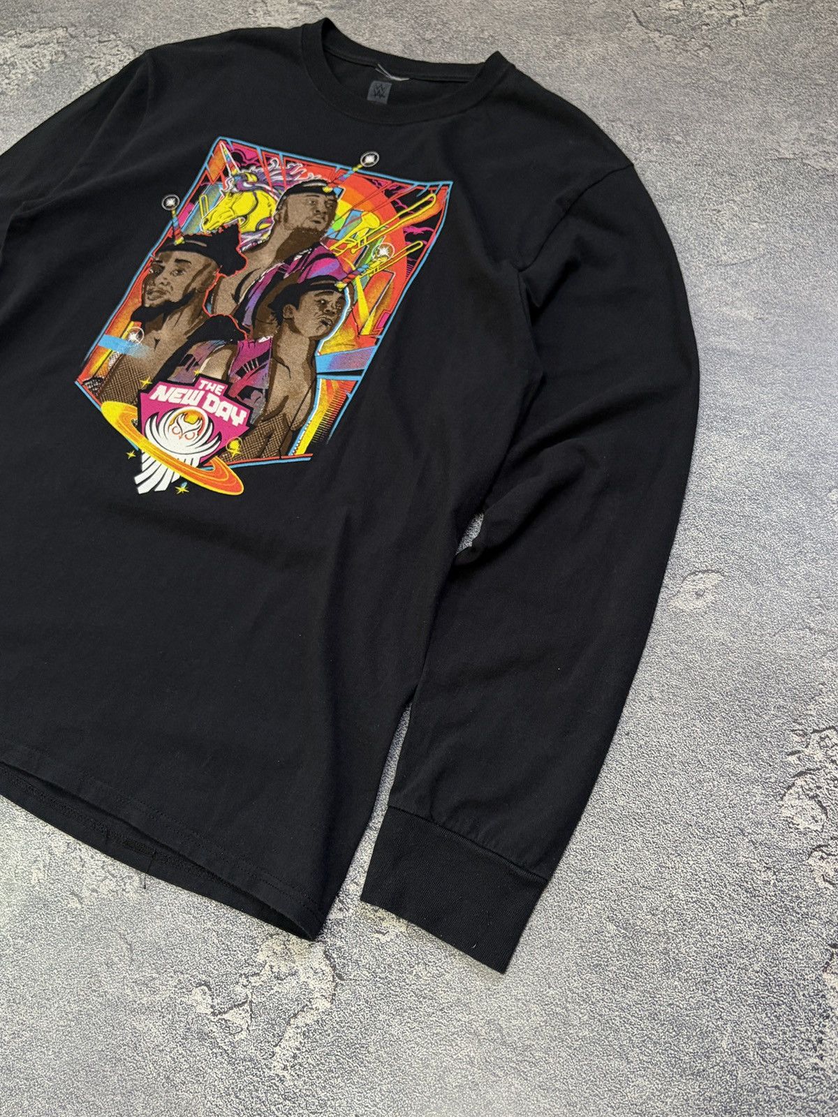 WWE The New Day WWE Kofi Woods Big E Long Sleeve Shirt Merch L Size US L / EU 52-54 / 3 - 5 Thumbnail