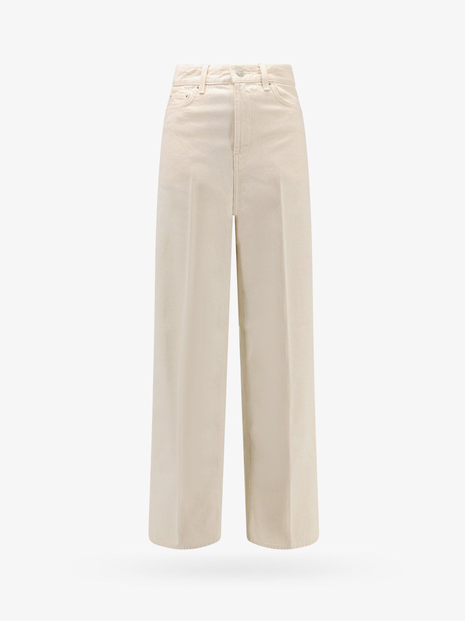 image of Toteme Jeans Woman White Jeans, Women's (Size 26)