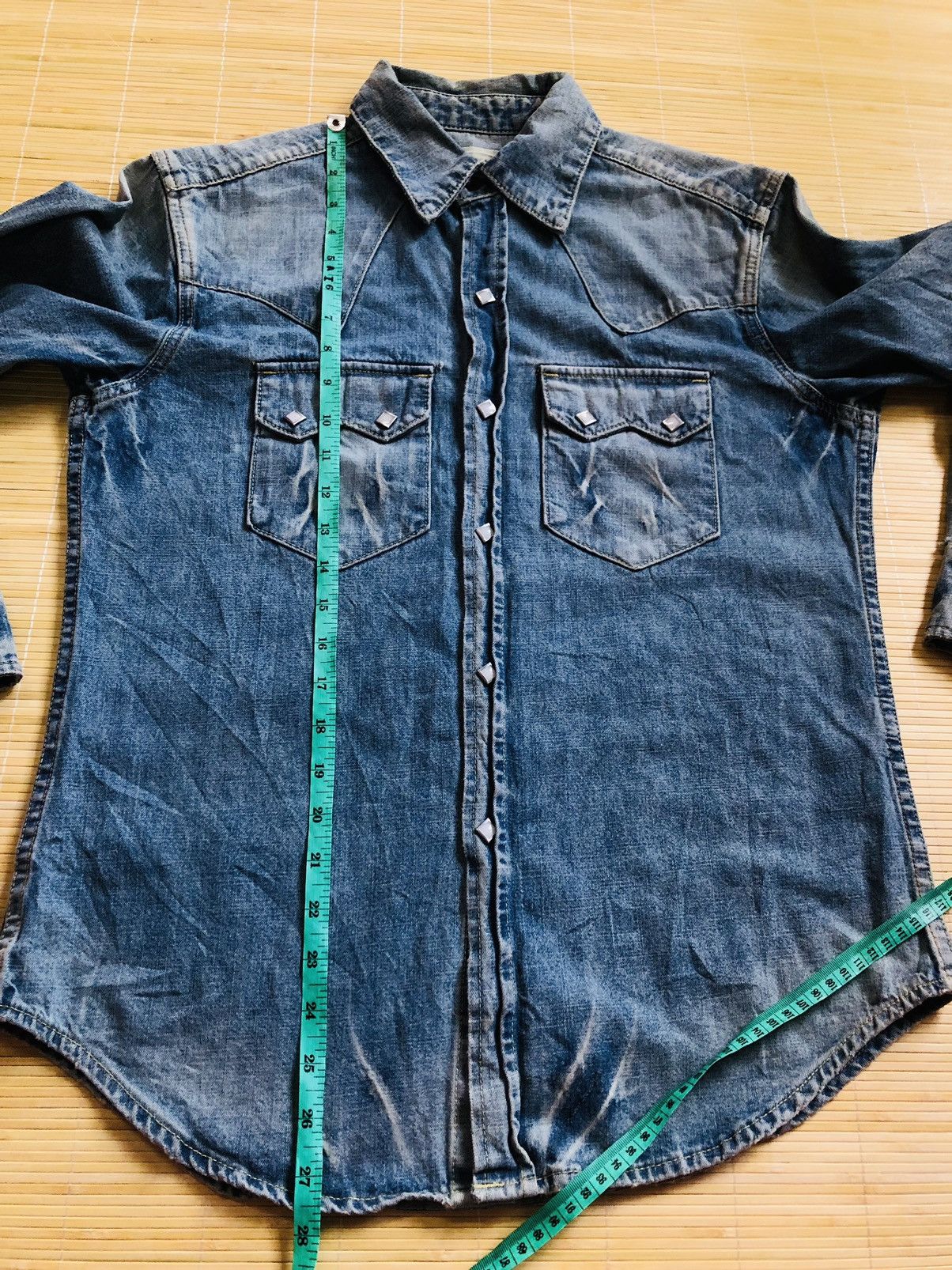 If Six Was Nine × Japanese Brand Japanese Vintage Burning Violet western pearl snap button up Size US M / EU 48-50 / 2 - 11 Thumbnail