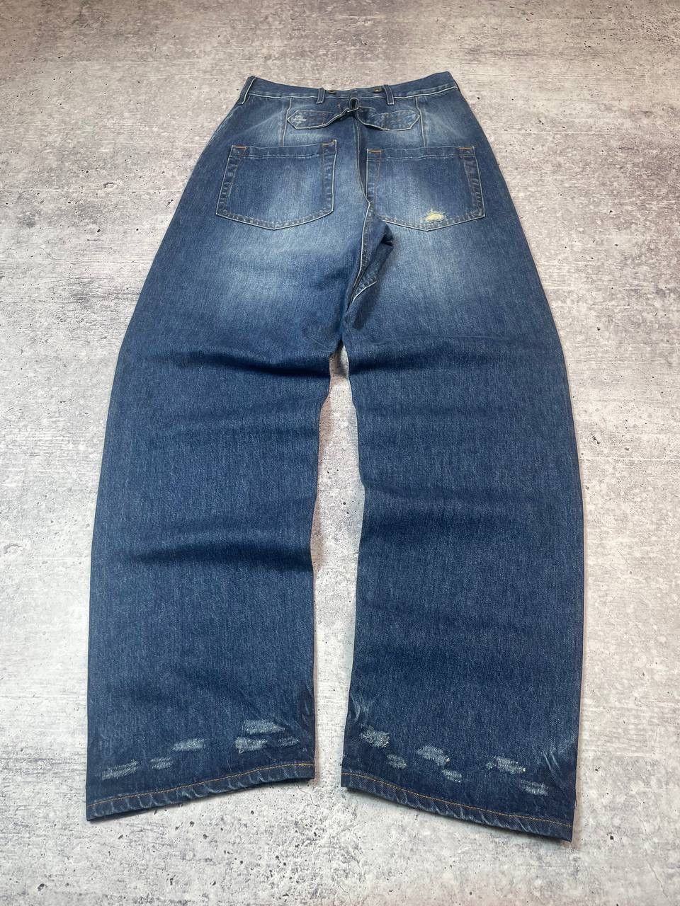 Japanese Brand Fleurs De Bagne Engineered Vibe Selvedge Denim Jeans Y2K Size US 28 / EU 44 - 7 Thumbnail