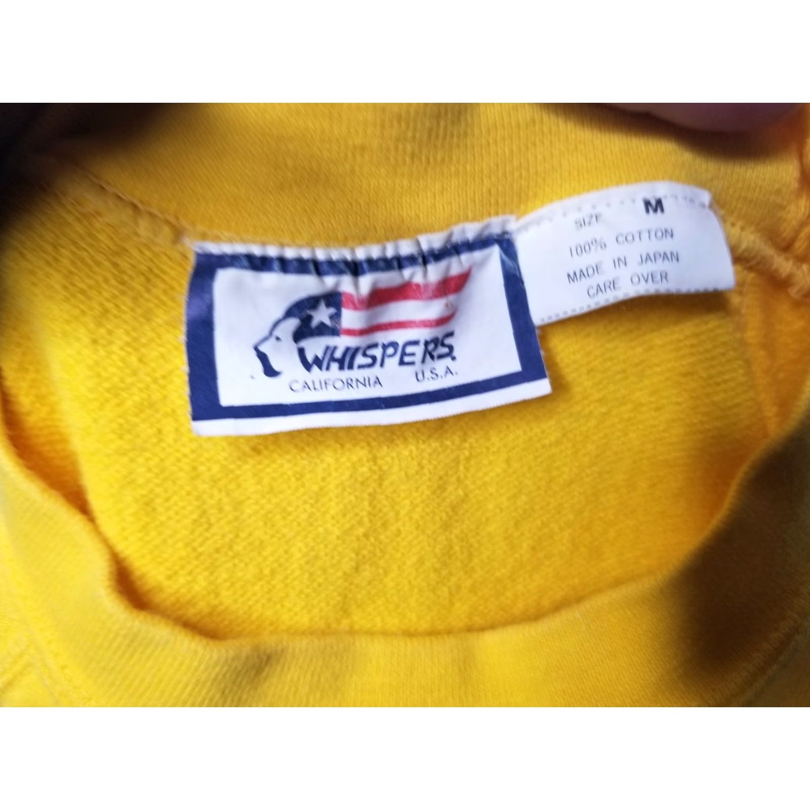 Vintage VINTAGE Whispers Yellow Cheer Bear Crewneck Sweatshirt Women M, 3/4 Sleeve, USA Theme, Embroidered Bear, Cotton, Crew Neck, Regular Fit - Mens/Womens Size M / US 6-8 / IT 42-44 - 4 Thumbnail