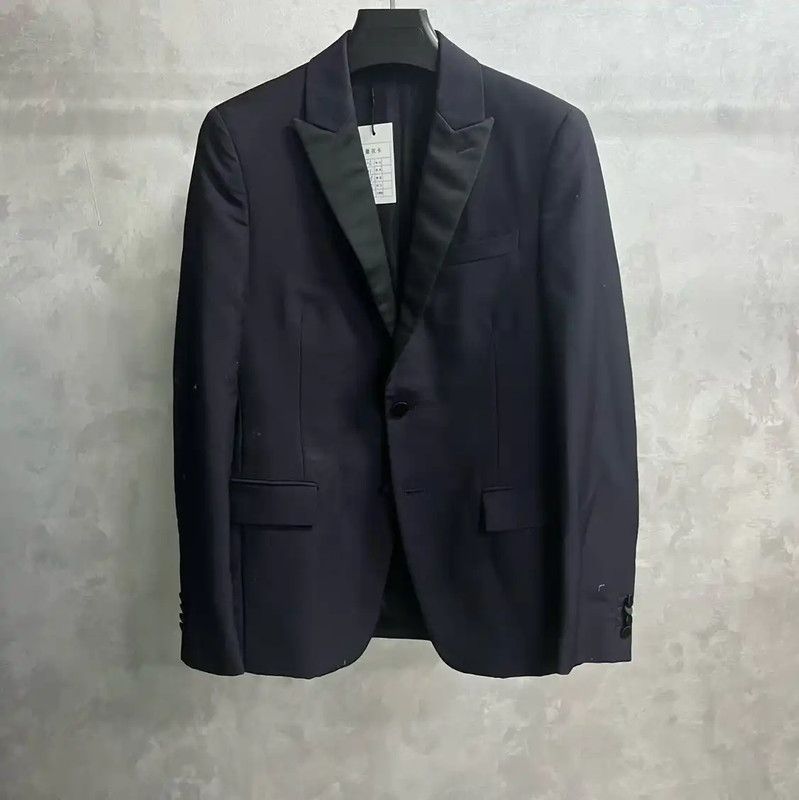 Valentino Valentino Black Wool Tailored Men's Jacket 0089 Size US M / EU 48-50 / 2 - 1 Thumbnail