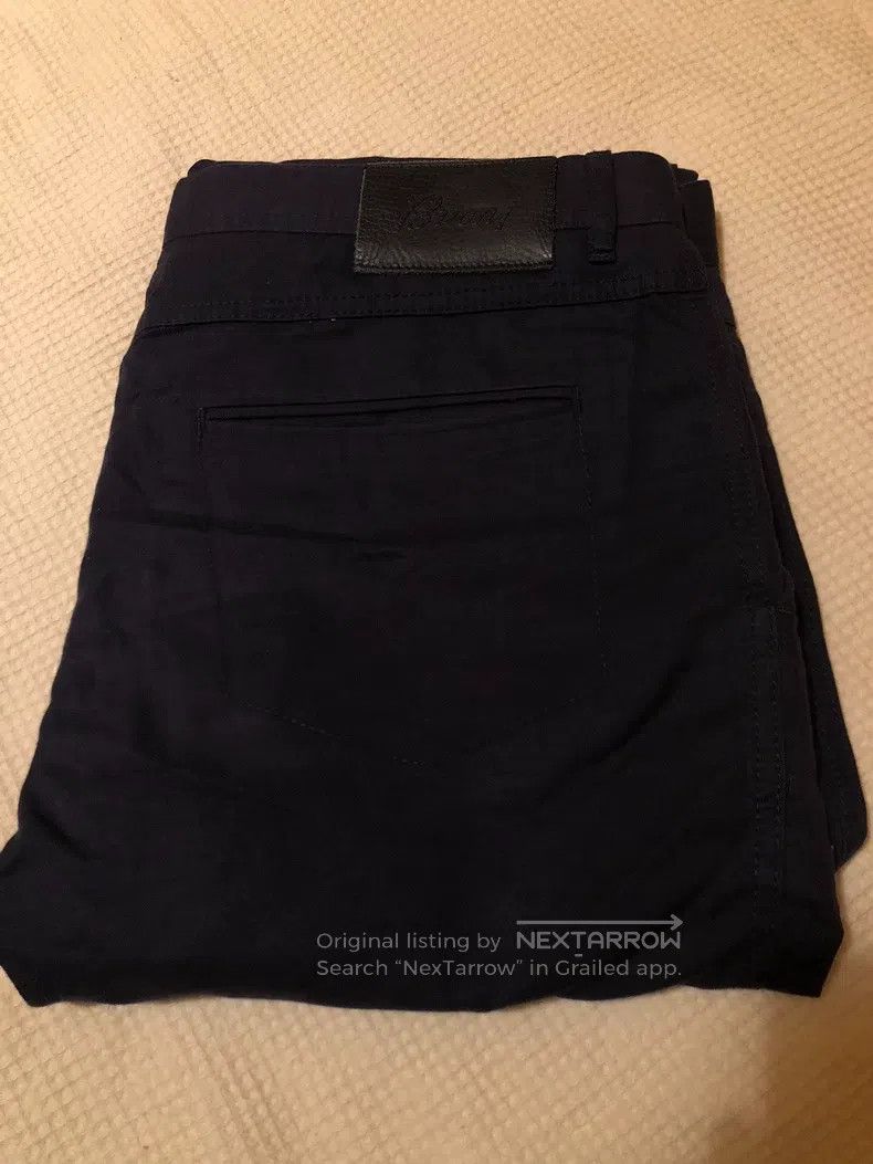 Brioni Brioni Cotton Linen Long Trousers Size US 38 / EU 54 - 1 Thumbnail