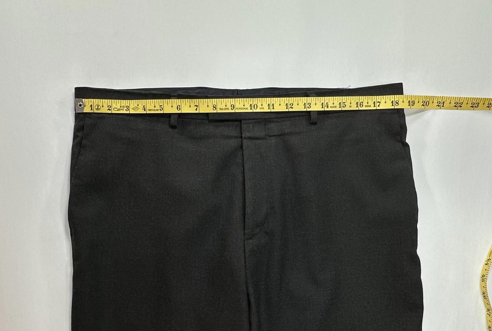Banana Republic Banana Republic Slim Flat Straight Dress Pant Gray Men 36/34 Size US 36 / EU 52 - 3 Thumbnail