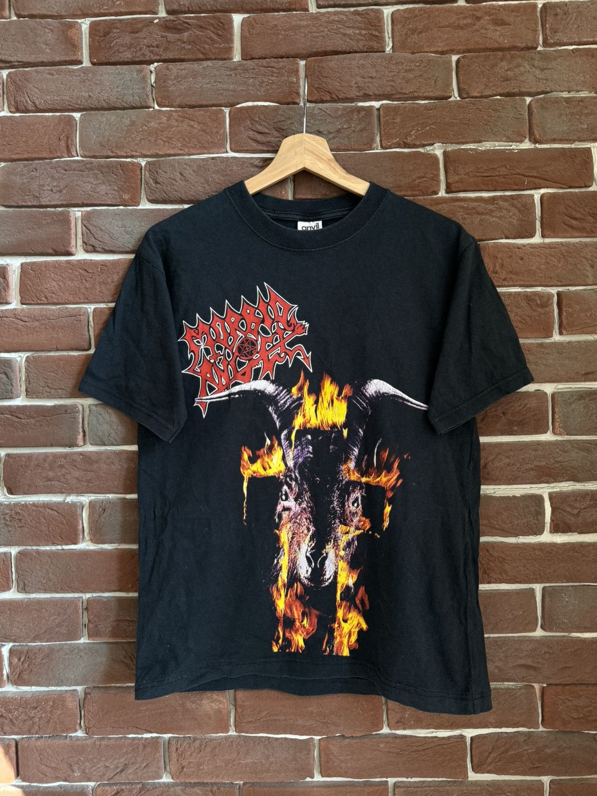 Band Tees Rare Vintage 90s Morbid Angel Covenant Music Metal Band Tee Size US M / EU 48-50 / 2 - 1 Thumbnail