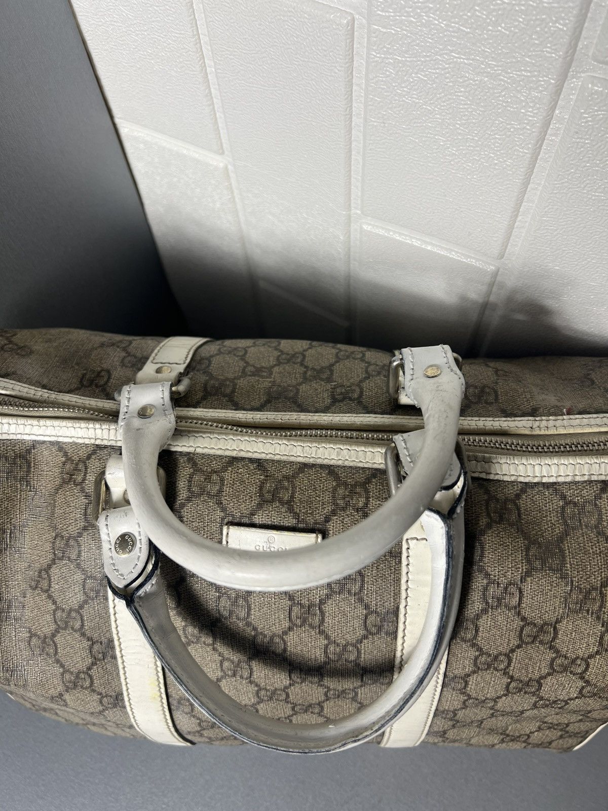 Gucci × Vintage VERY RARE GUCCI MONOGRAM BAG ITALIAN DESIGNER RETRO Y2K 90s Size ONE SIZE - 7 Thumbnail