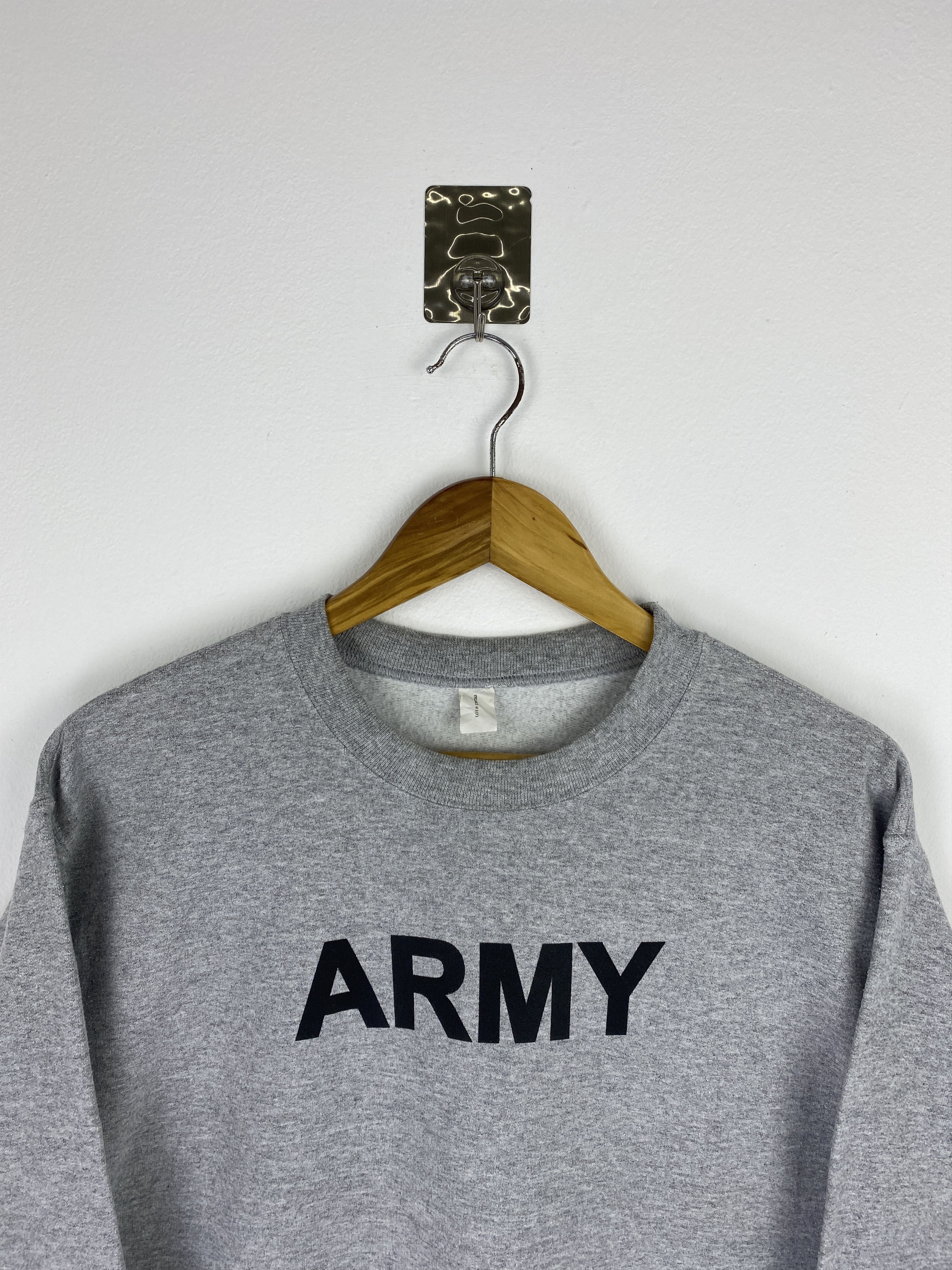 Vintage Vintage Army Spell Out Crewneck Pullover Sweatshirt SH0464 Size US M / EU 48-50 / 2 - 2 Thumbnail