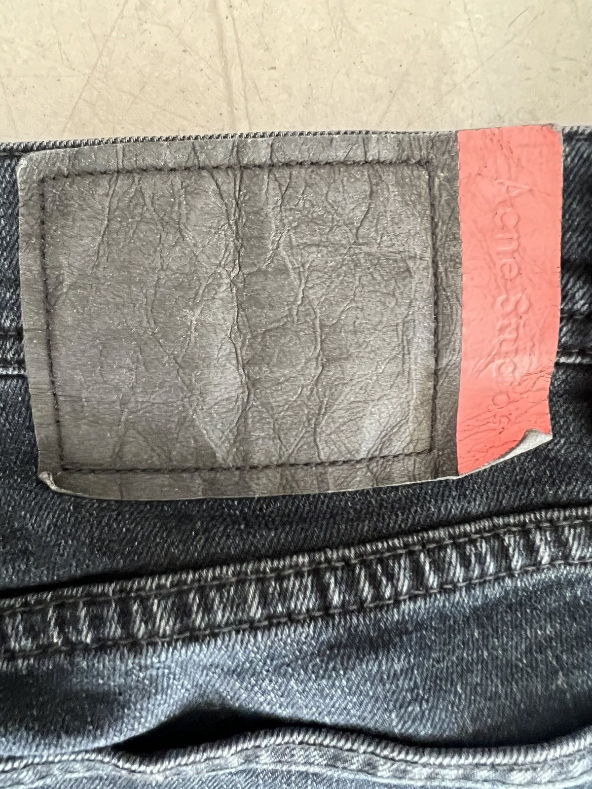 Acne Studios 'NORTH BLUE BLACK' Denim Jeans