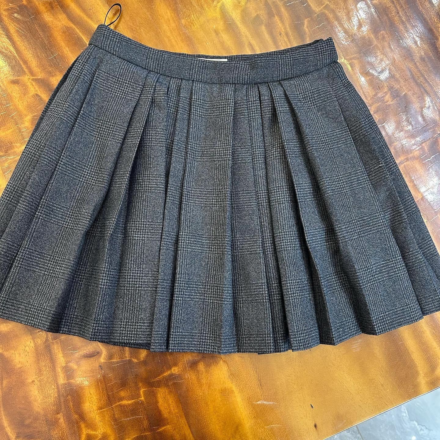 Celine CELINE Plaid Mini Skirt Size 36 Size 26" / US 2 / IT 38 - 1 Thumbnail