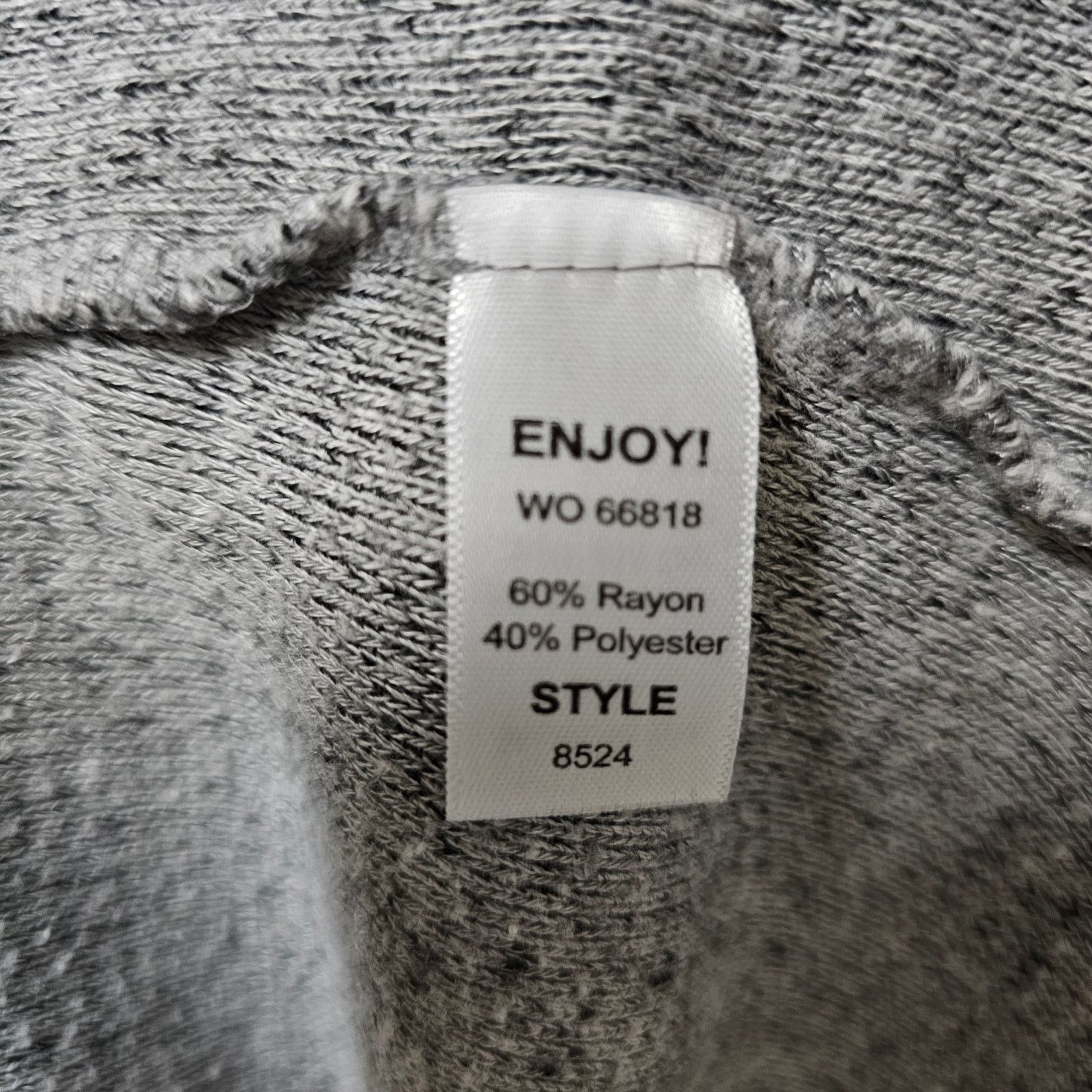 Michael Stars Michael Stars Asymmetrical Front Sweater Tunic Gray O/S Size ONE SIZE - 6 Thumbnail