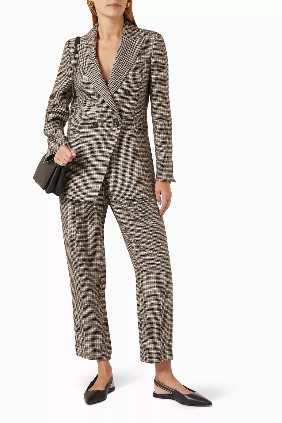 Brunello Cucinelli o1la1rc1a0325 Wool Blazer in Tobacco Size L / US 10 / IT 46 - 2 Thumbnail