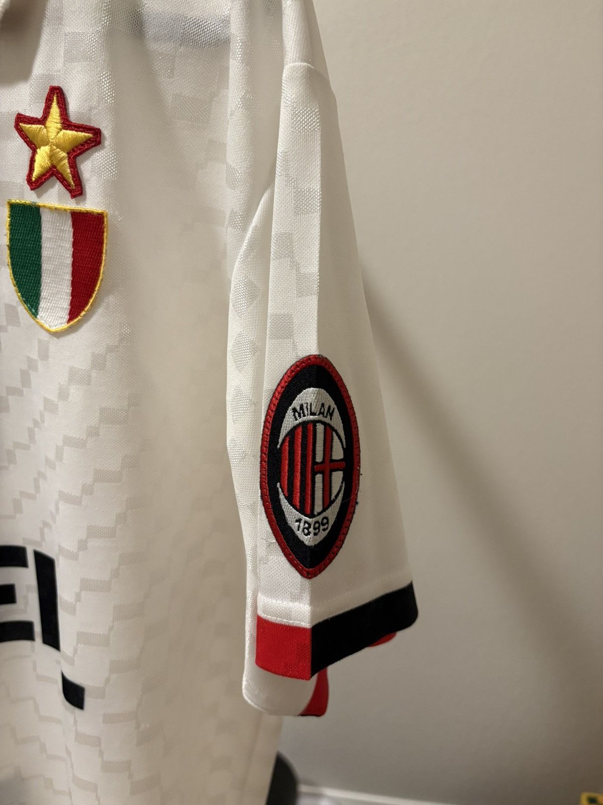 Lotto Sport AC Milan vintage jersey by lotto Size US M / EU 48-50 / 2 - 2 Thumbnail