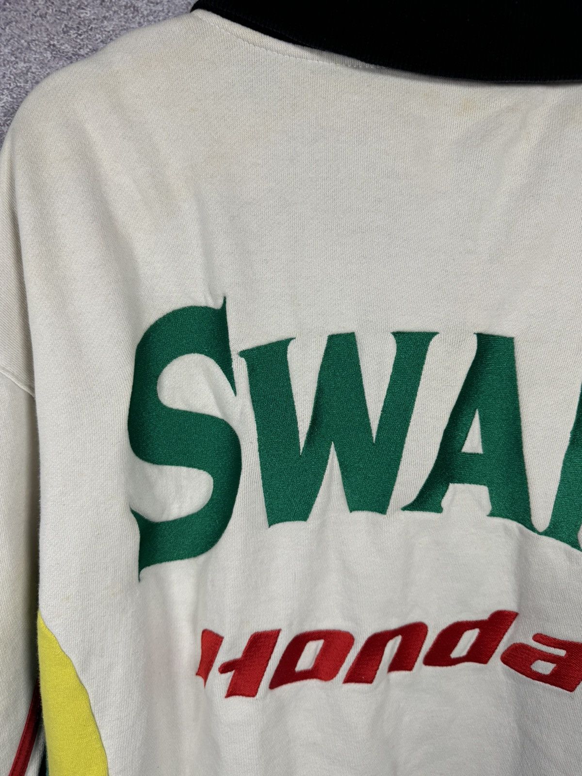 Honda × Vintage SWAN HONDA MOTOR SUPERBIKE RACING JACKET LONG SLEEVE FULL ZP Size US XL / EU 56 / 4 - 20 Thumbnail