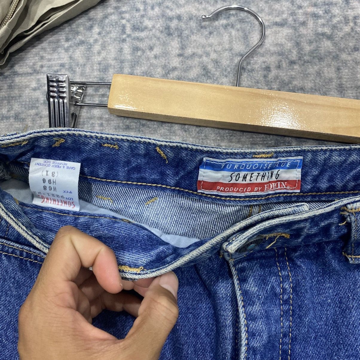 Edwin × Japanese Brand × Vintage RARE☠️ Something by Edwin Skinny Jeans Punk Size 27" / US 4 / IT 40 - 7 Thumbnail