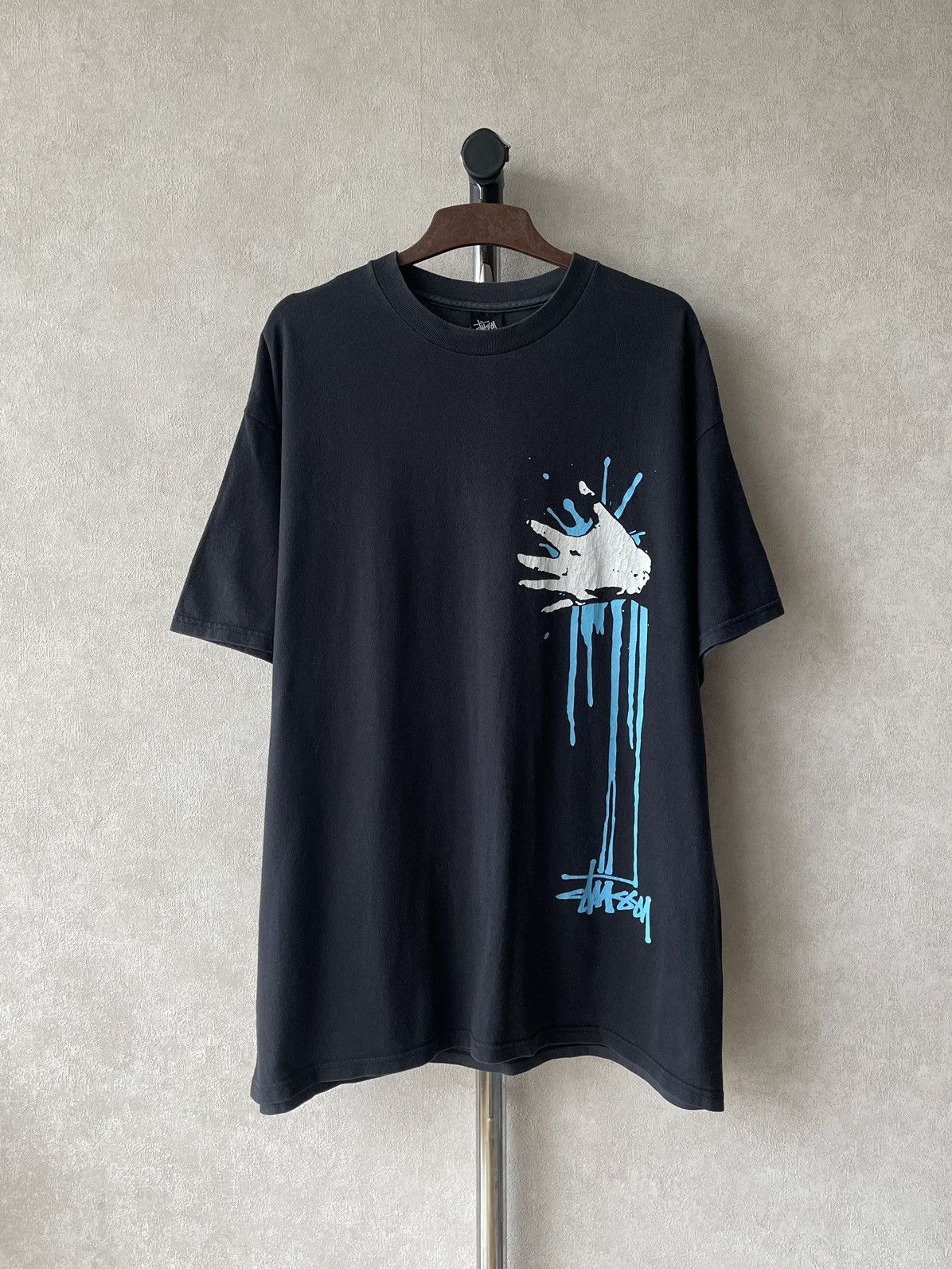 Stussy 90s Vintage Stussy Print Logo T-shirt Tee Crewneck Size US XL / EU 56 / 4 - 1 Thumbnail