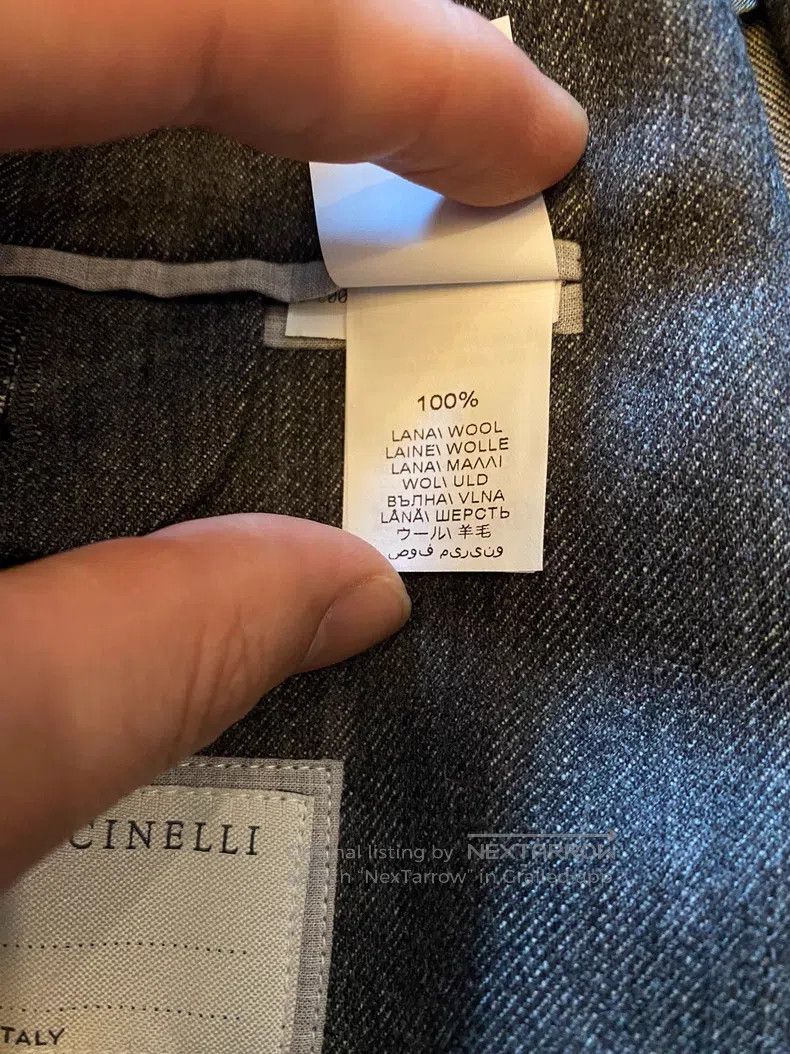 Brunello Cucinelli Brunello Cucinelli Wool suit set, grey Size 50L - 7 Thumbnail
