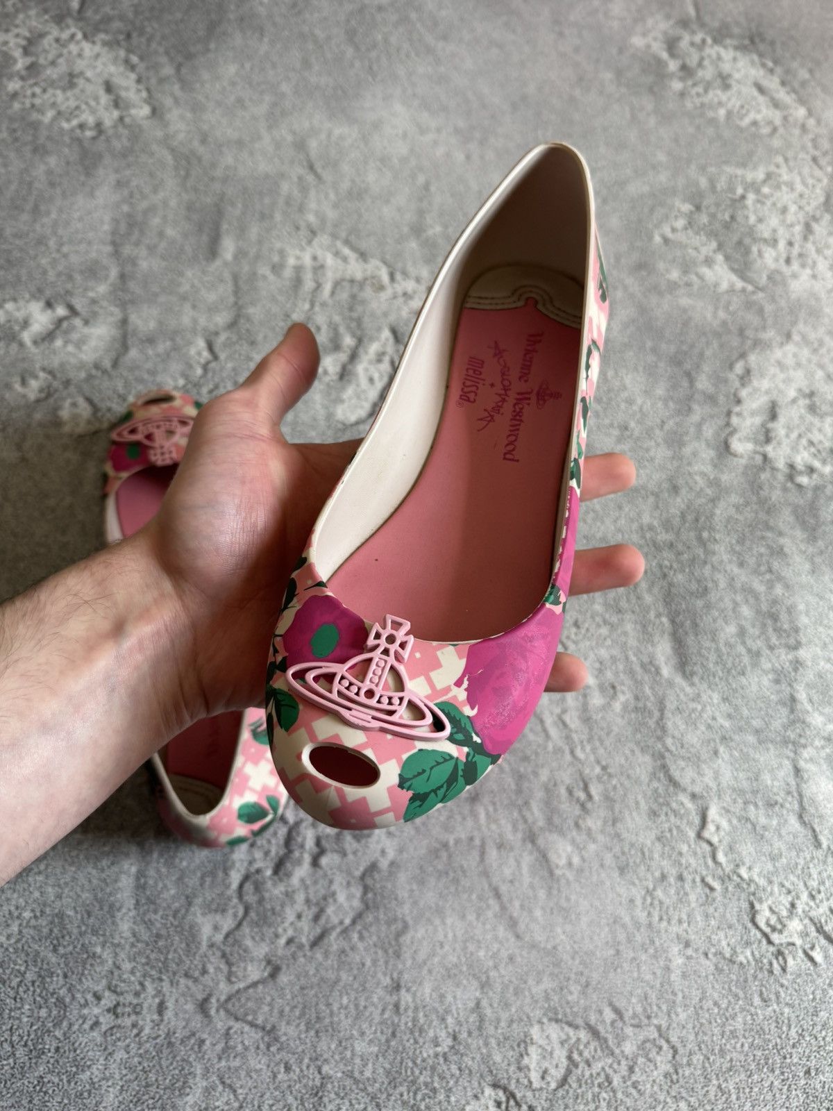Vintage × Vivienne Westwood Vivienne Westwood anglomania Melissa US7/EUR38 shoes flats Size US 8 / IT 38 - 9 Thumbnail