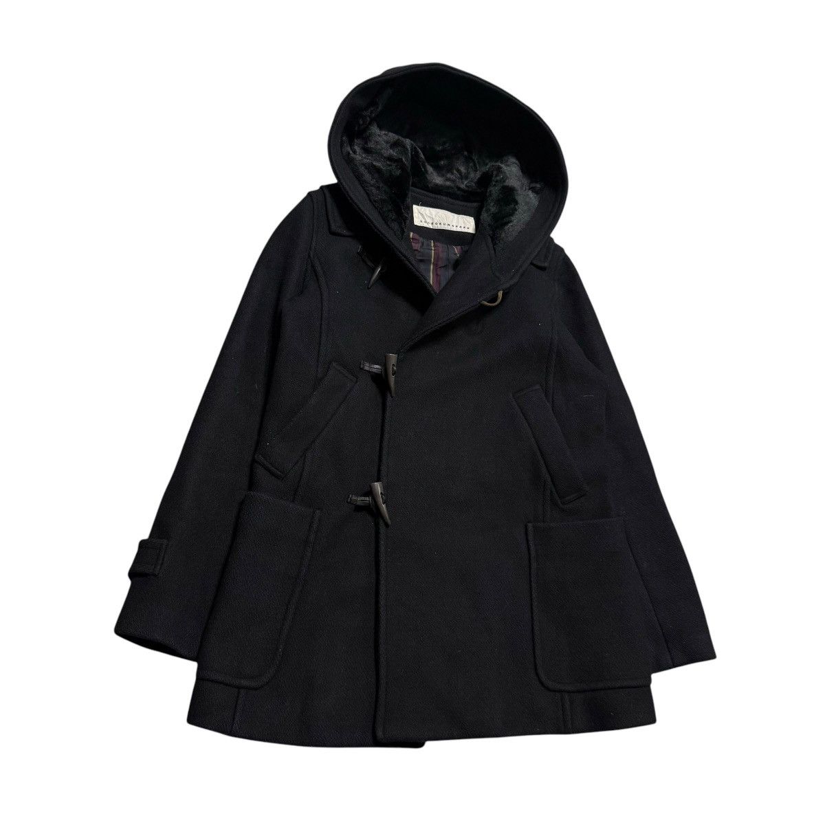 Sunao Kuwahara Sunao Kuwahara Hooded Duffle Coat Size M / US 6-8 / IT 42-44 - 2 Thumbnail