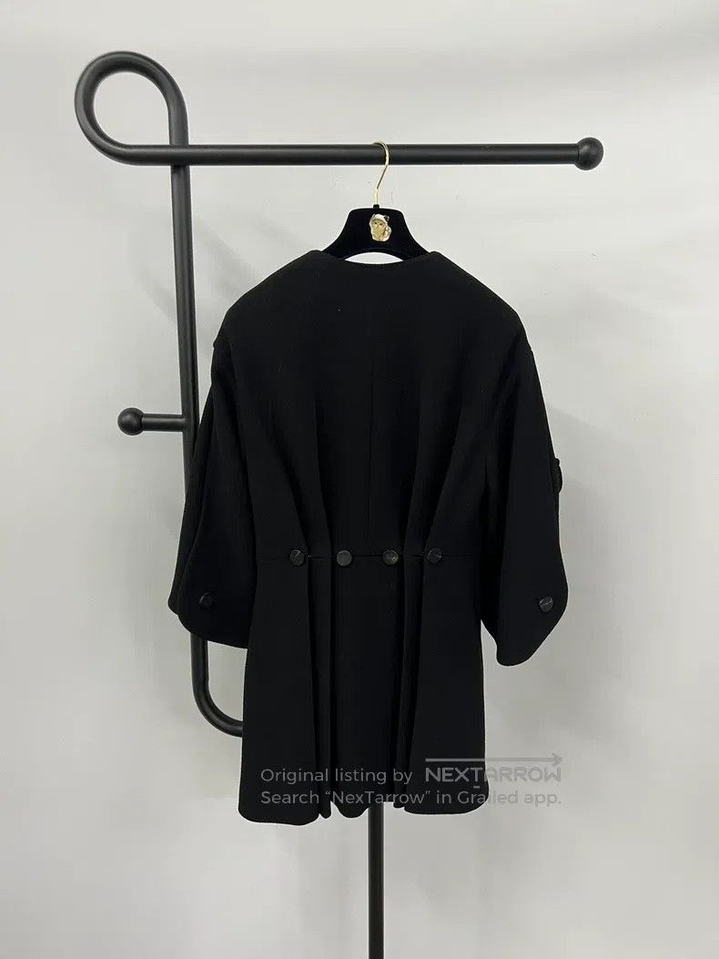 Dior Dior Black medium-length woollen coat Size XS / US 0-2 / IT 36-38 - 2 Thumbnail