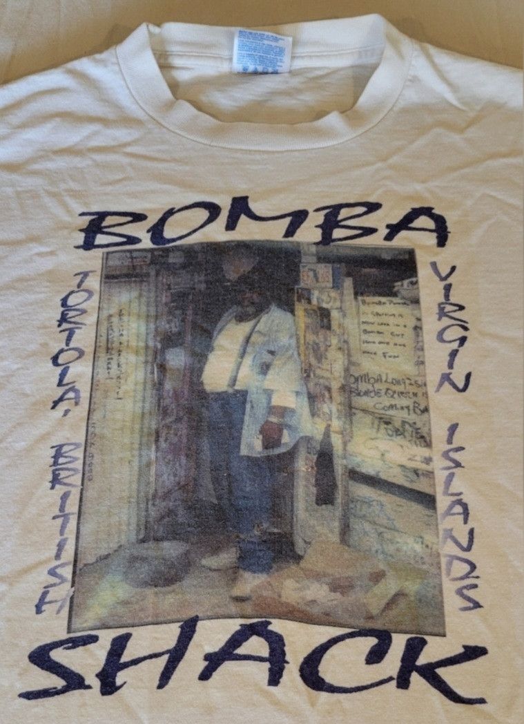 image of Hanes x Surf Style Vintage Bomba Surfside Shack Commemorative Shirt M in White, Men's (Size Medium)