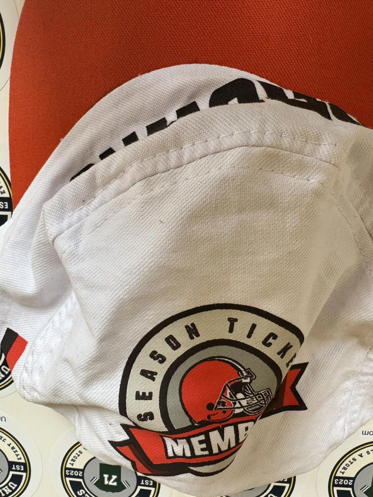 Other Cleveland Browns Vintage Painter Cap White Snapback Size ONE SIZE - 2 Thumbnail
