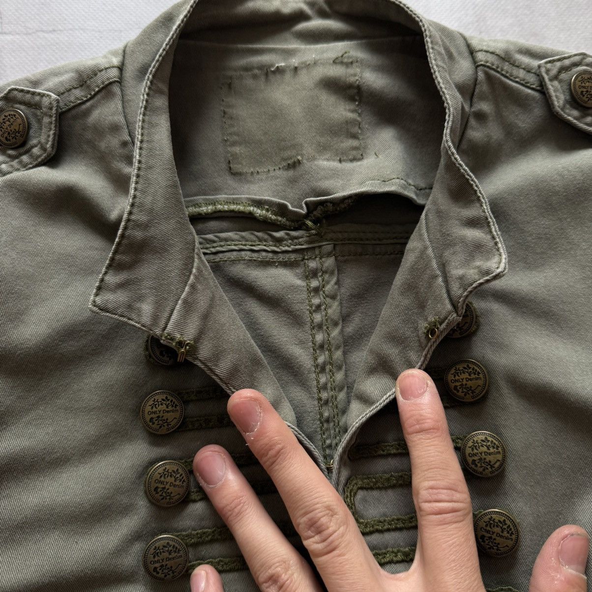 Hysteric Glamour × Undercover 00s Napoleon Military Jacket Mad Punk Coat PPFM Balmain Vibe Size M / US 6-8 / IT 42-44 - 6 Thumbnail