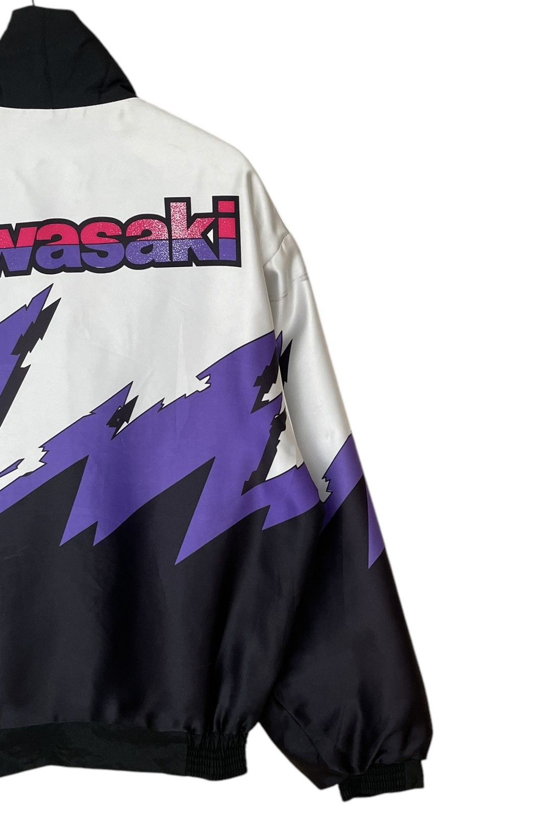 Vintage Vintage Brand Racing Kawasaki Motorcycle Jacket 1990s Size US L / EU 52-54 / 3 - 6 Thumbnail