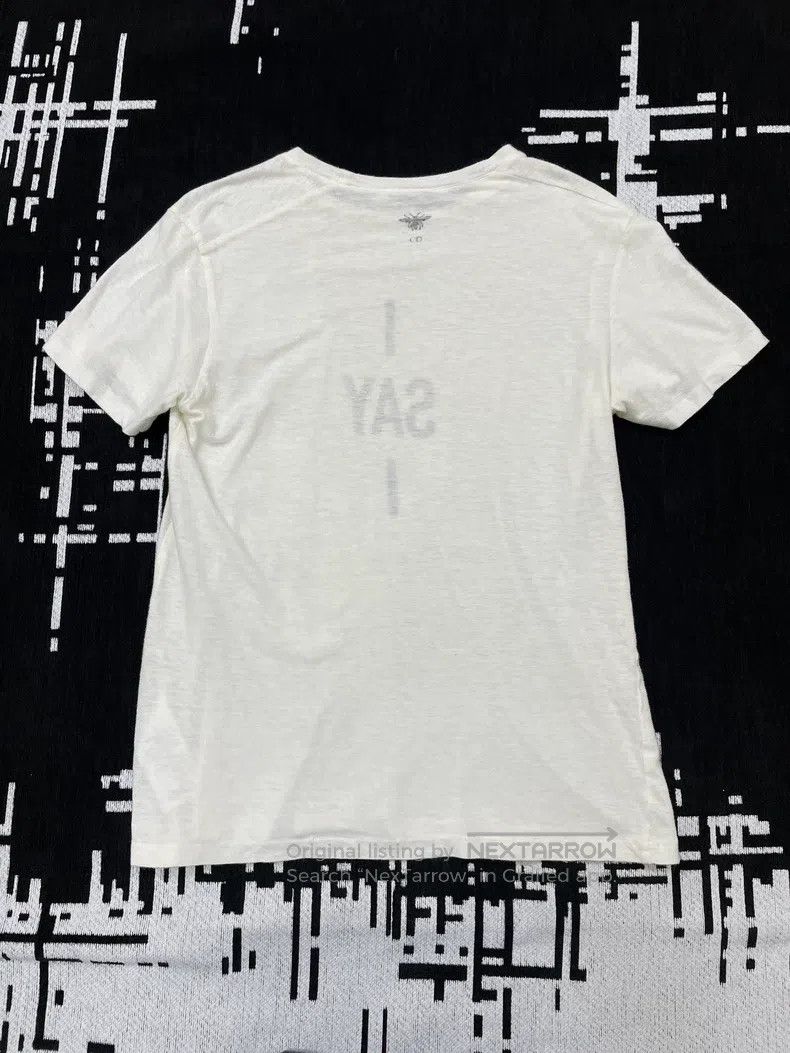 Dior Dior White personalised label letter short sleeve Size XS / US 0-2 / IT 36-38 - 3 Thumbnail
