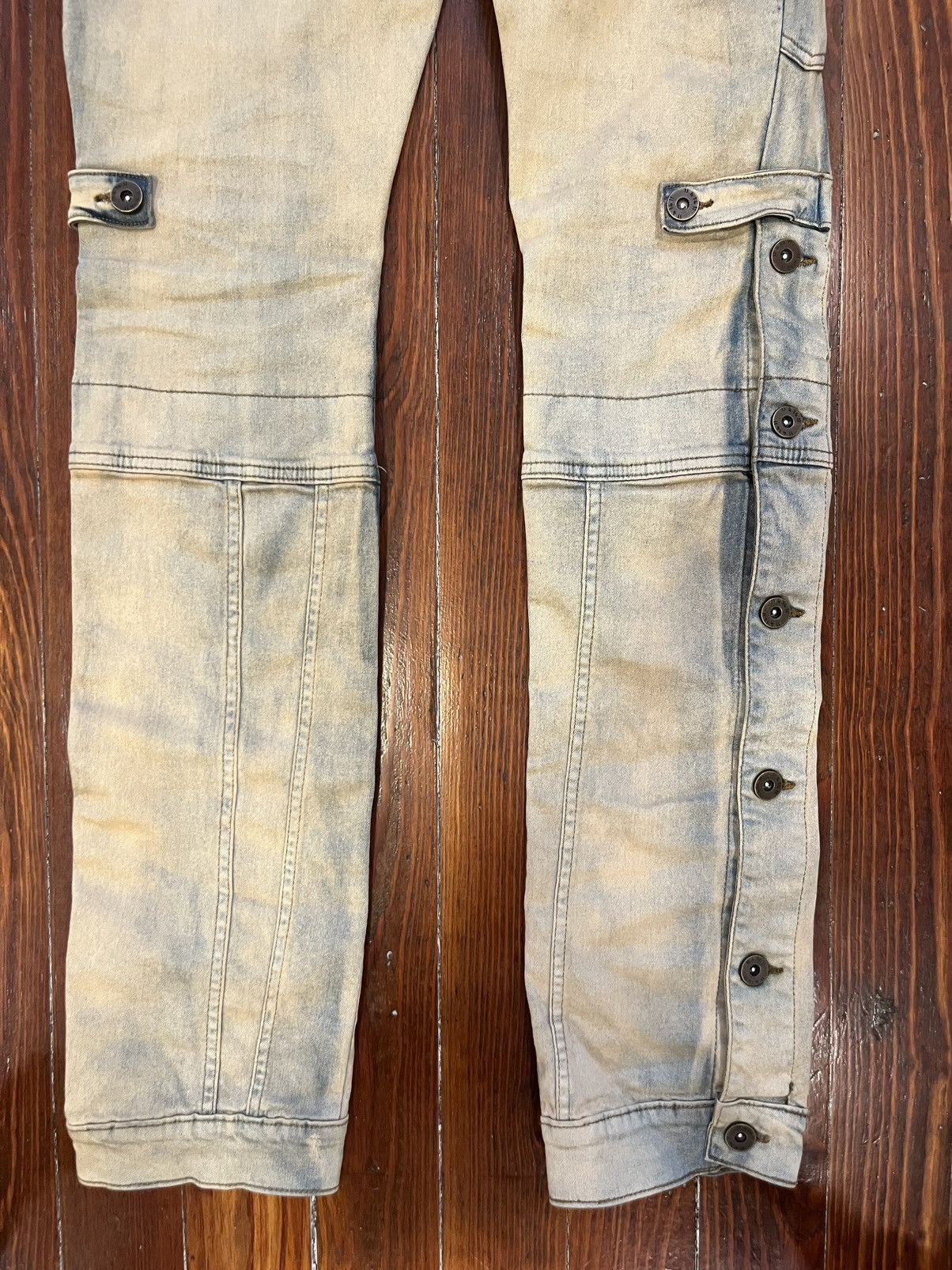 Other KDNK 1141411 Stack Jeans 32 Distressed Cargo Style Stretch Size US 32 / EU 48 - 10 Thumbnail