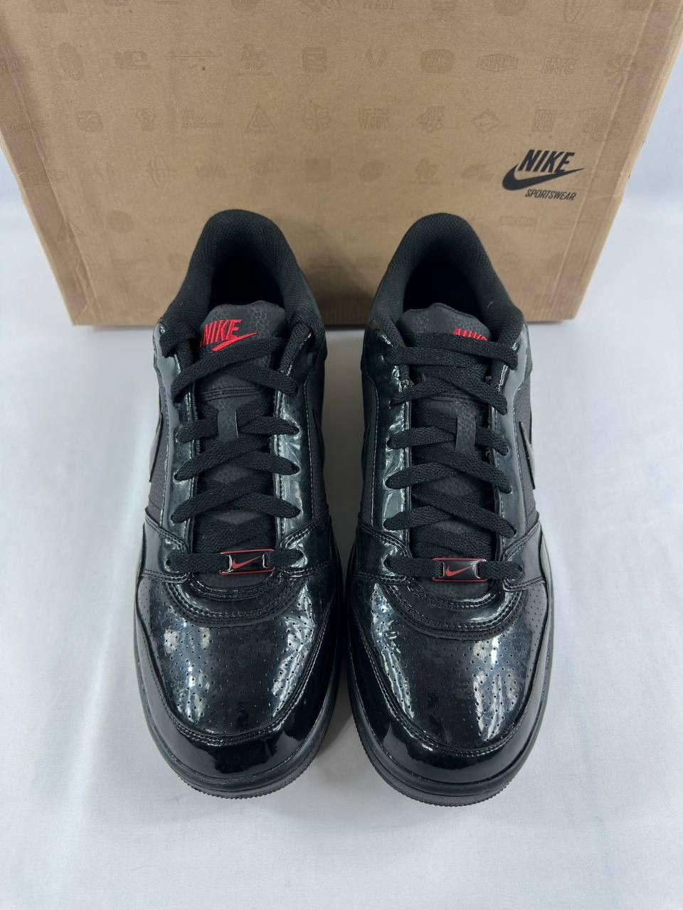 Nike Nike Air Prestige 3 'Patent Black Red' 386114-006 Size US 13 / EU 46 - 3 Thumbnail