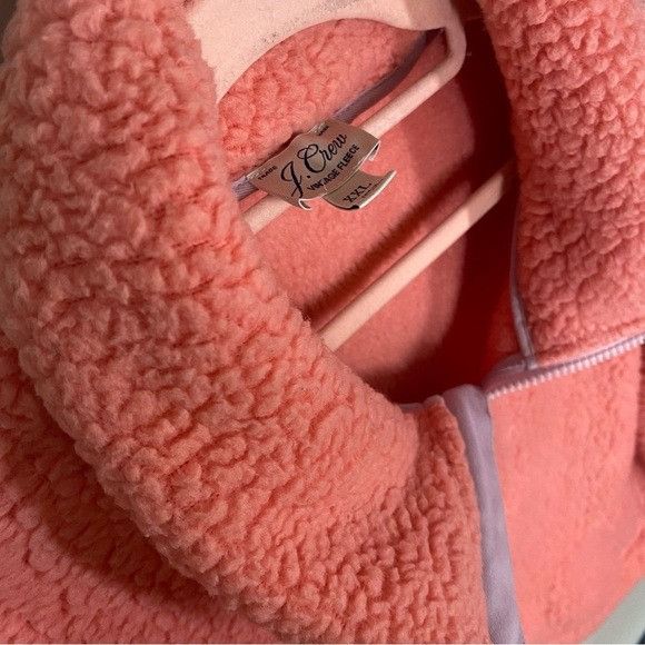 J.Crew J.Crew Cozy Pink Coral Fleece Women's 1/2 Zip Jacket Size XXL / US 16-18 / IT 52-54 - 1 Thumbnail