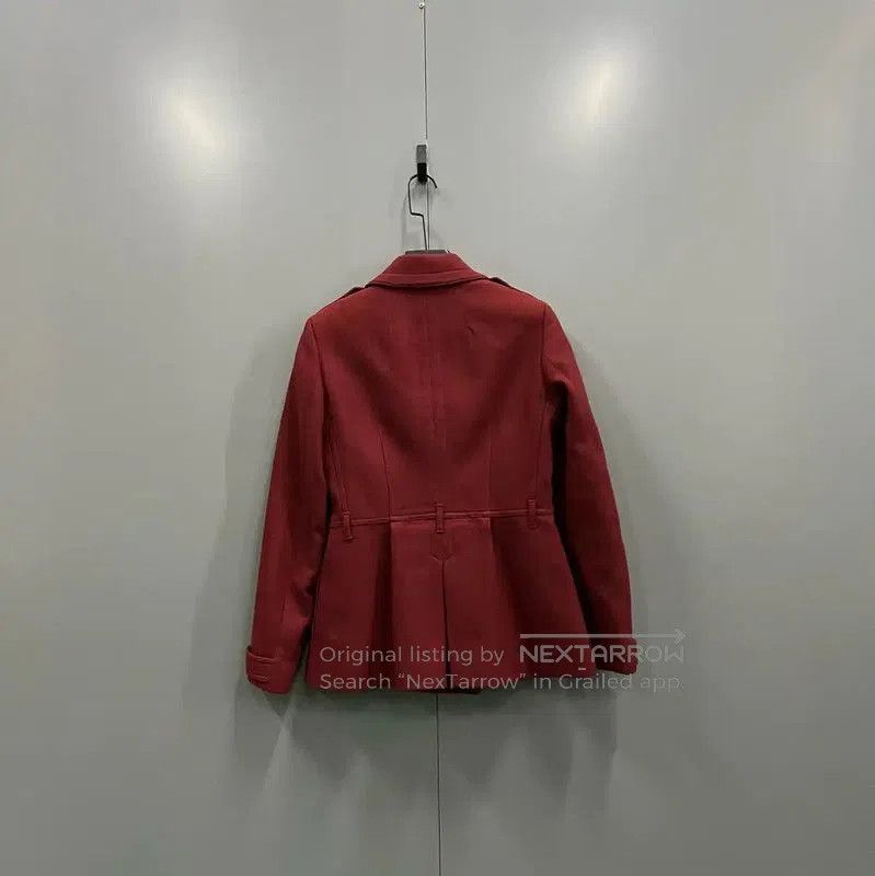 Burberry Burberry Red Cotton Short Coat for Women. Size XXS / US 00 / IT 34 - 2 Thumbnail