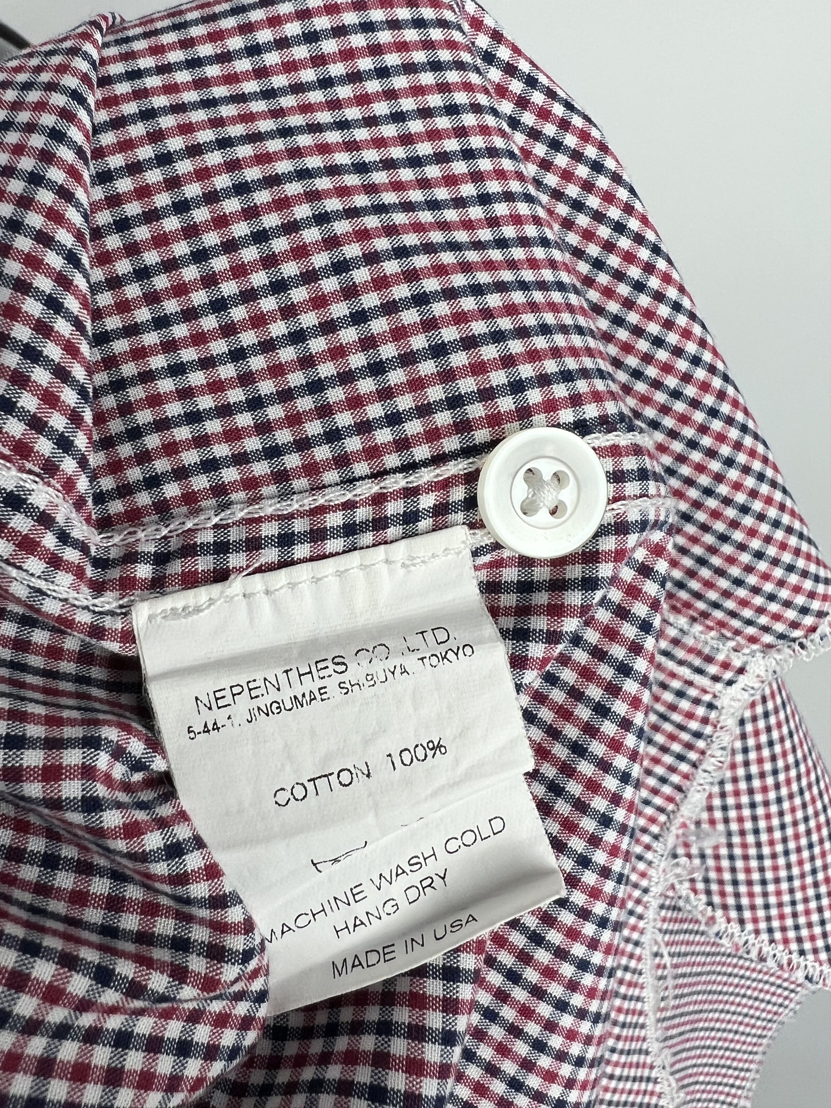 Engineered Garments Engineered Garments Check Button Up Shirt Size L Made in USA Size US L / EU 52-54 / 3 - 11 Thumbnail
