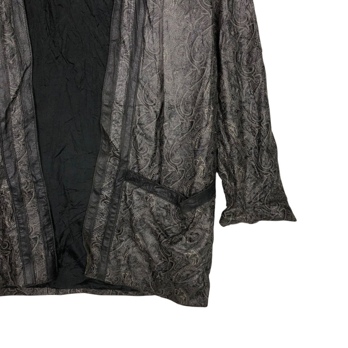 Vintage 🔥VINTAGE LEATHER JACKET BUTTONLESS ELIZABETH ITALY Size M / US 6-8 / IT 42-44 - 7 Thumbnail