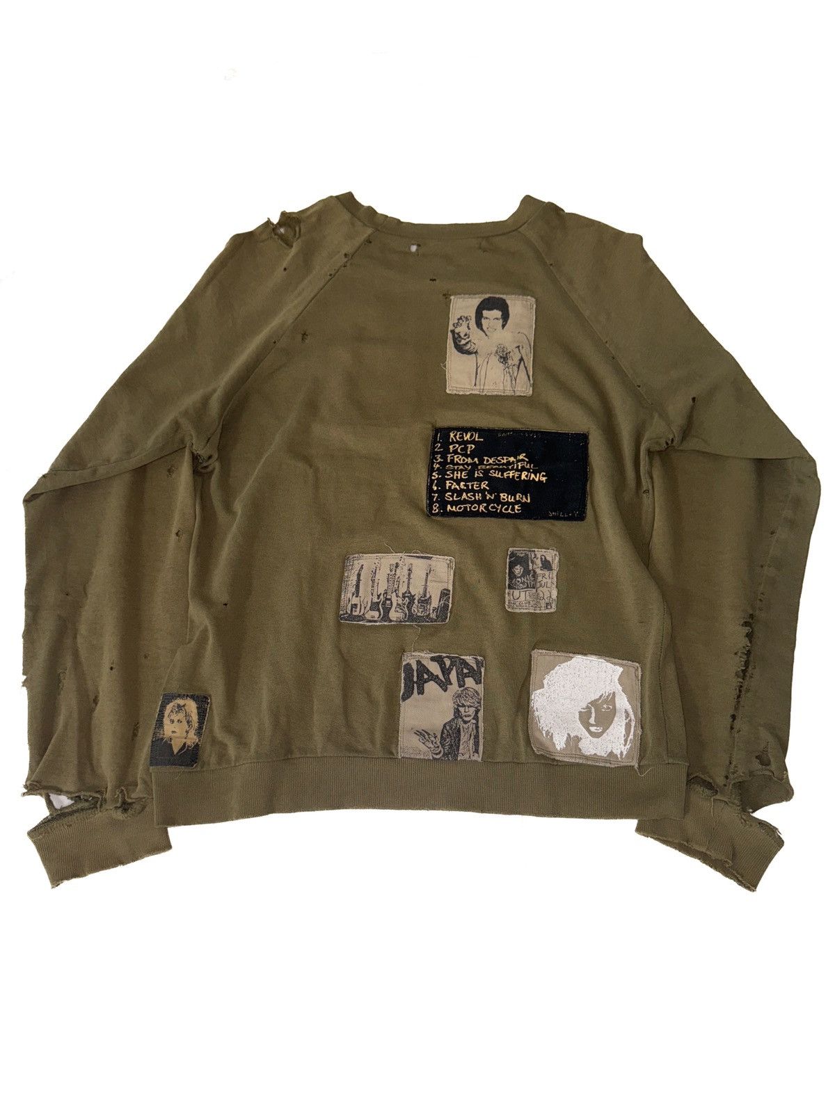Raf Simons Raf Simons AW2001-2002 Riot Riot Riot crewneck Size US L / EU 52-54 / 3 - 3 Thumbnail