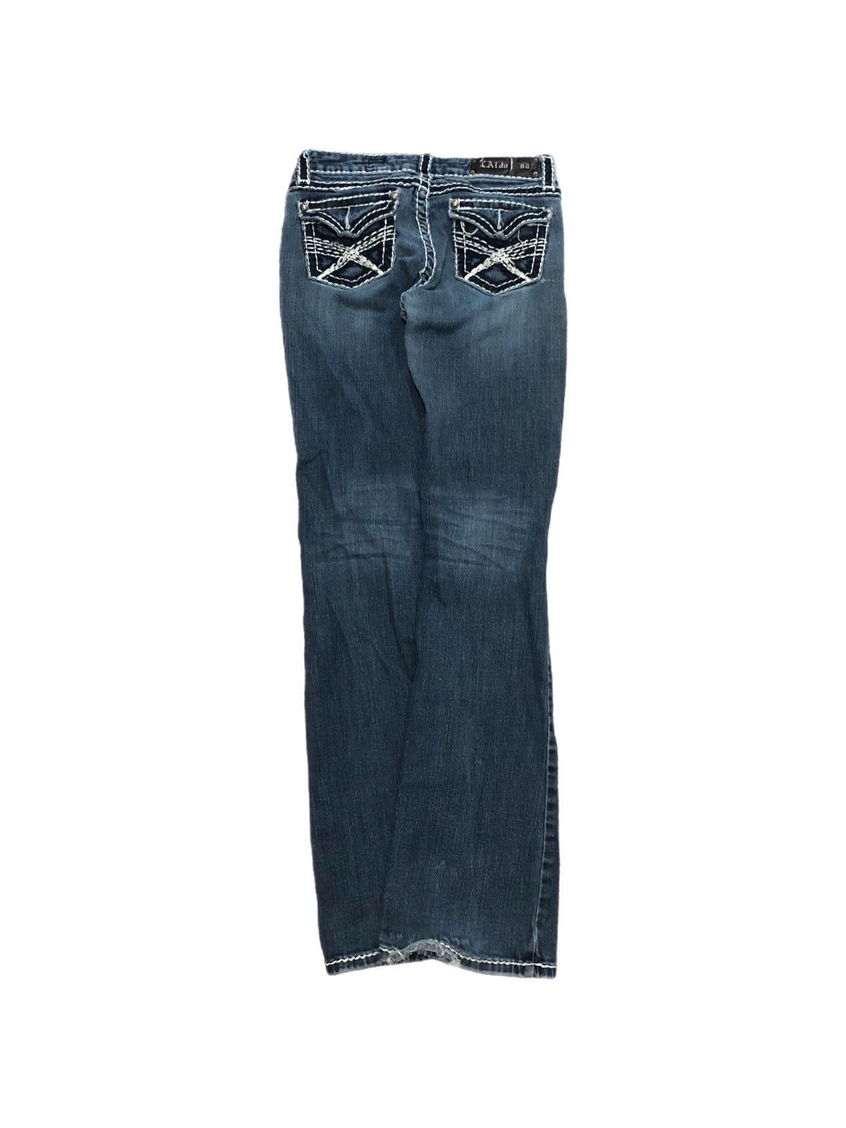 Vintage Vtg Y2K LA idol Embroidered Jeans Size 28" / US 6 / IT 42 - 1 Thumbnail