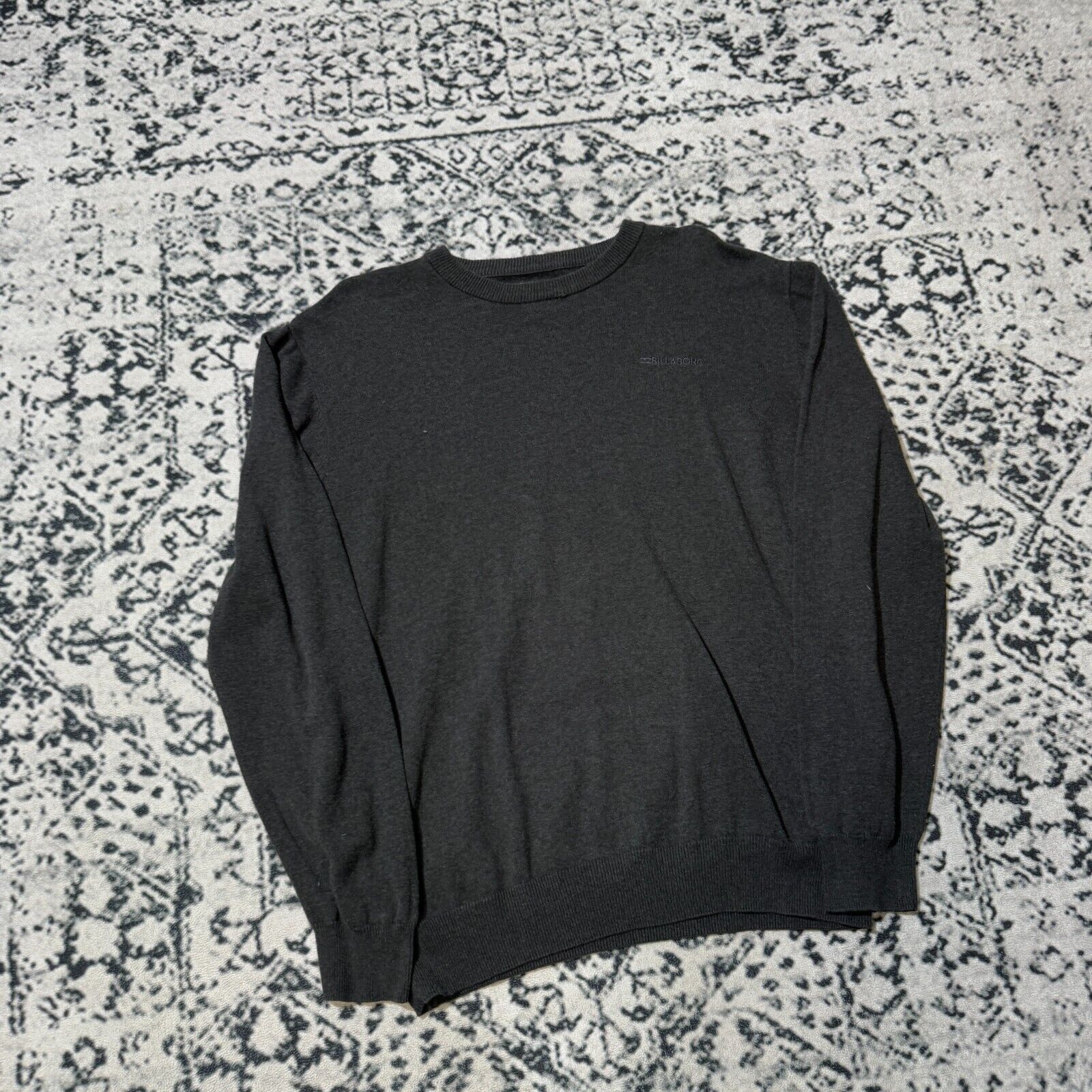 Billabong × Vintage Vintage Billabong Gray Cotton Sweater Size M Y2k 90s Hip Hop Size US M / EU 48-50 / 2 - 3 Thumbnail
