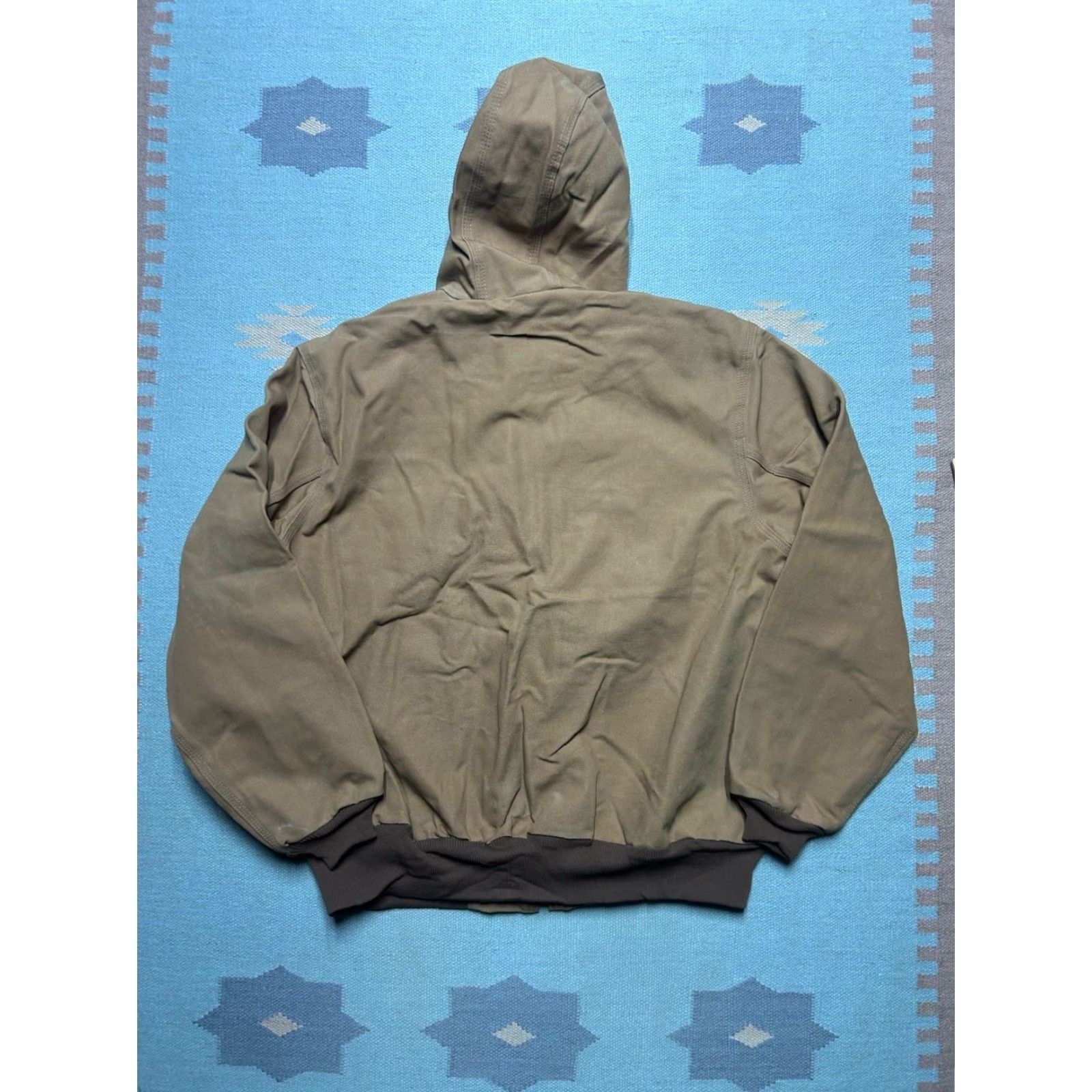 Carhartt Carhartt Jacket Duck Canvas Hooded Work J131 BRN Thermal Lined Brown Men’s XL Size US XL / EU 56 / 4 - 6 Thumbnail