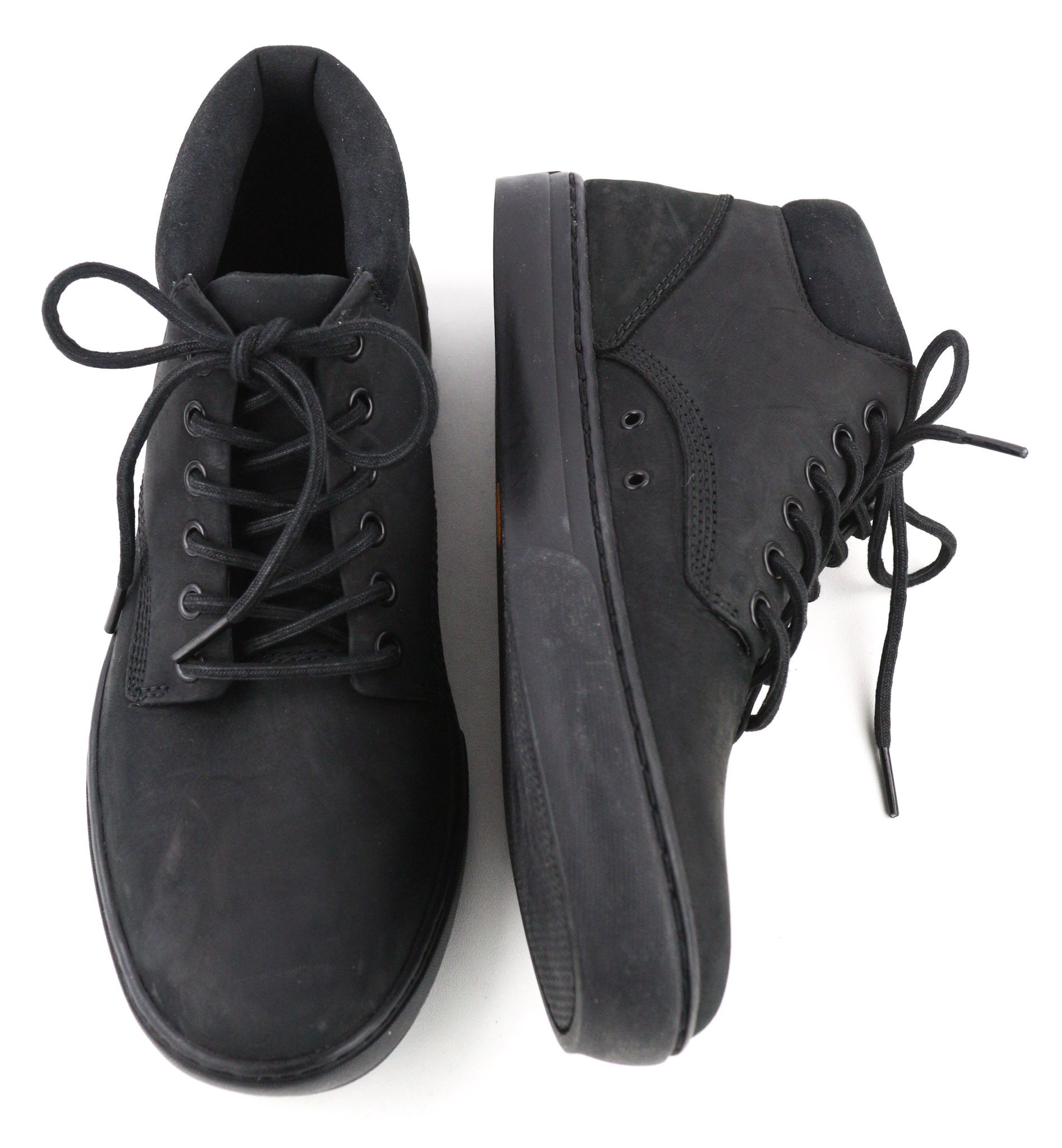 Timberland A1JUY UK8 Black Sensorflex Leather Logo Boots 79973 Size US 8.5 / EU 41-42 - 5 Thumbnail