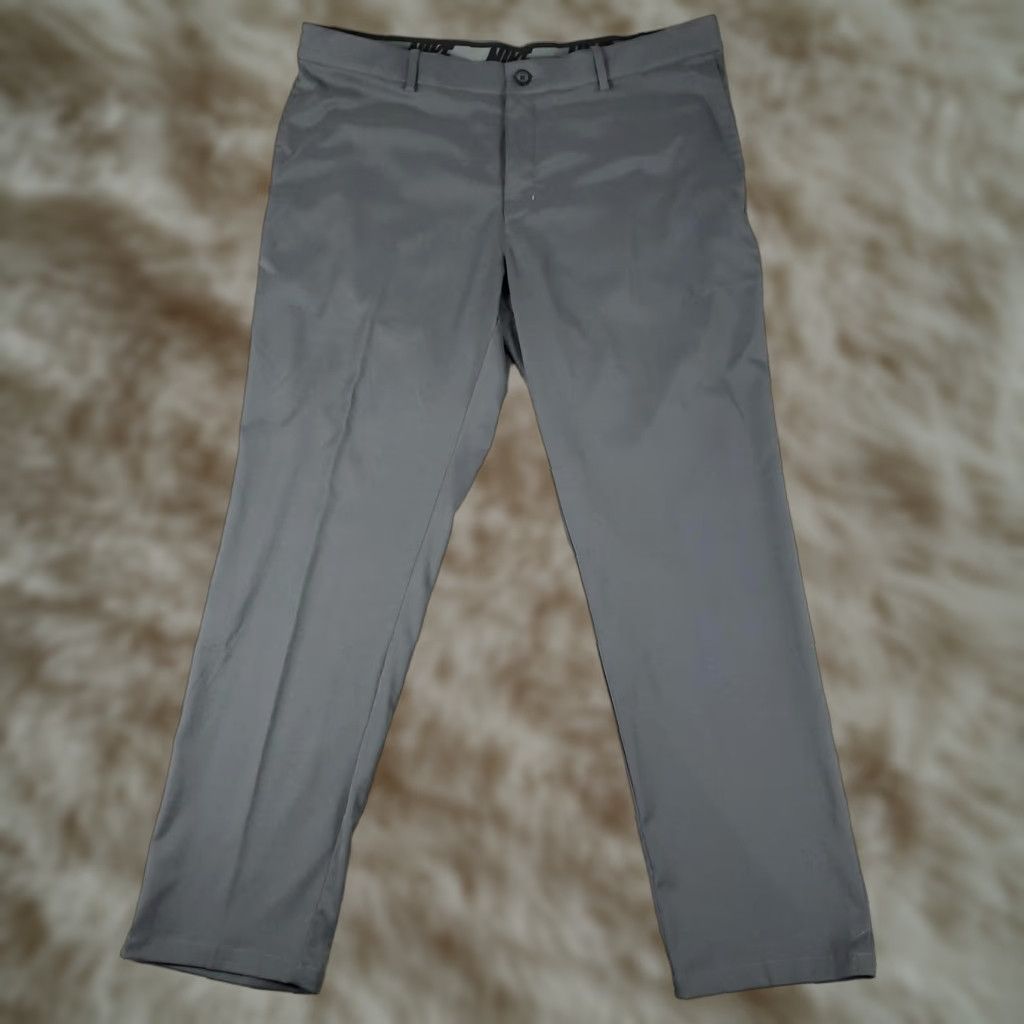 Nike Nike Pants Mens 40x32 Gray Regular Fit Golf Stretch Chino Performance Trousers Dri-FIT Size US 40 / EU 56 - 1 Thumbnail