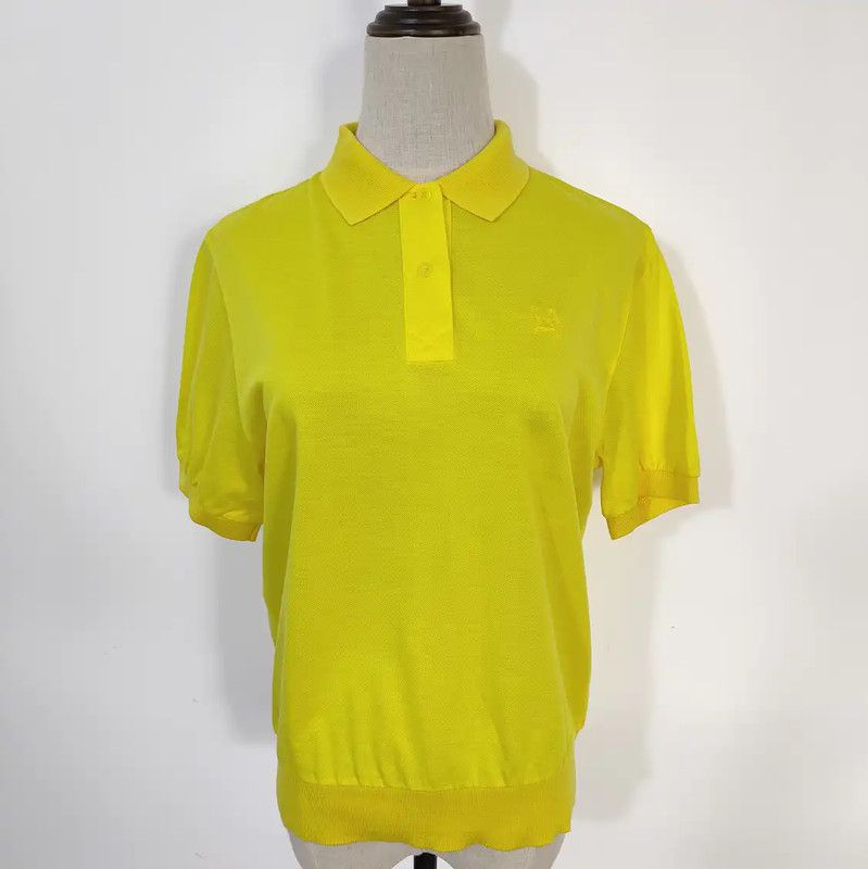 Dior Dior Lemon Yellow Women's Summer Polo Shirt 0089 Size L / US 10 / IT 46 - 1 Thumbnail