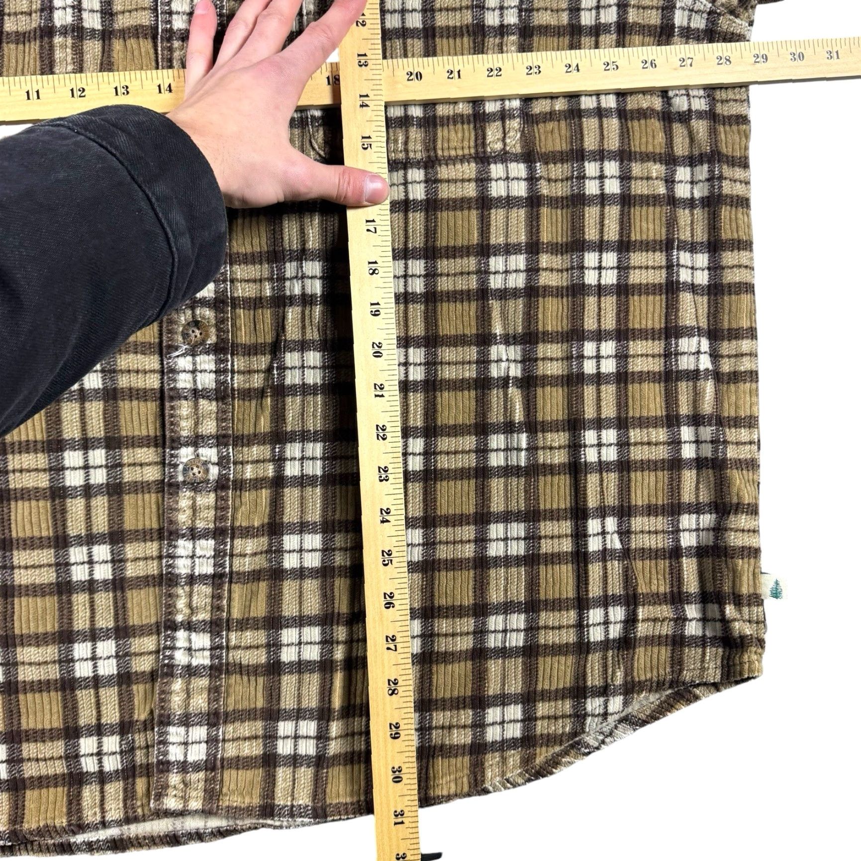 Vintage VINTAGE Fieldmaster Corduroy Flannel Shirt Men 2XL Heavyweight Outdoor Hiking Huntin Brown Plaid 80s 90s Mens Size US XXL / EU 58 / 5 - 6 Thumbnail