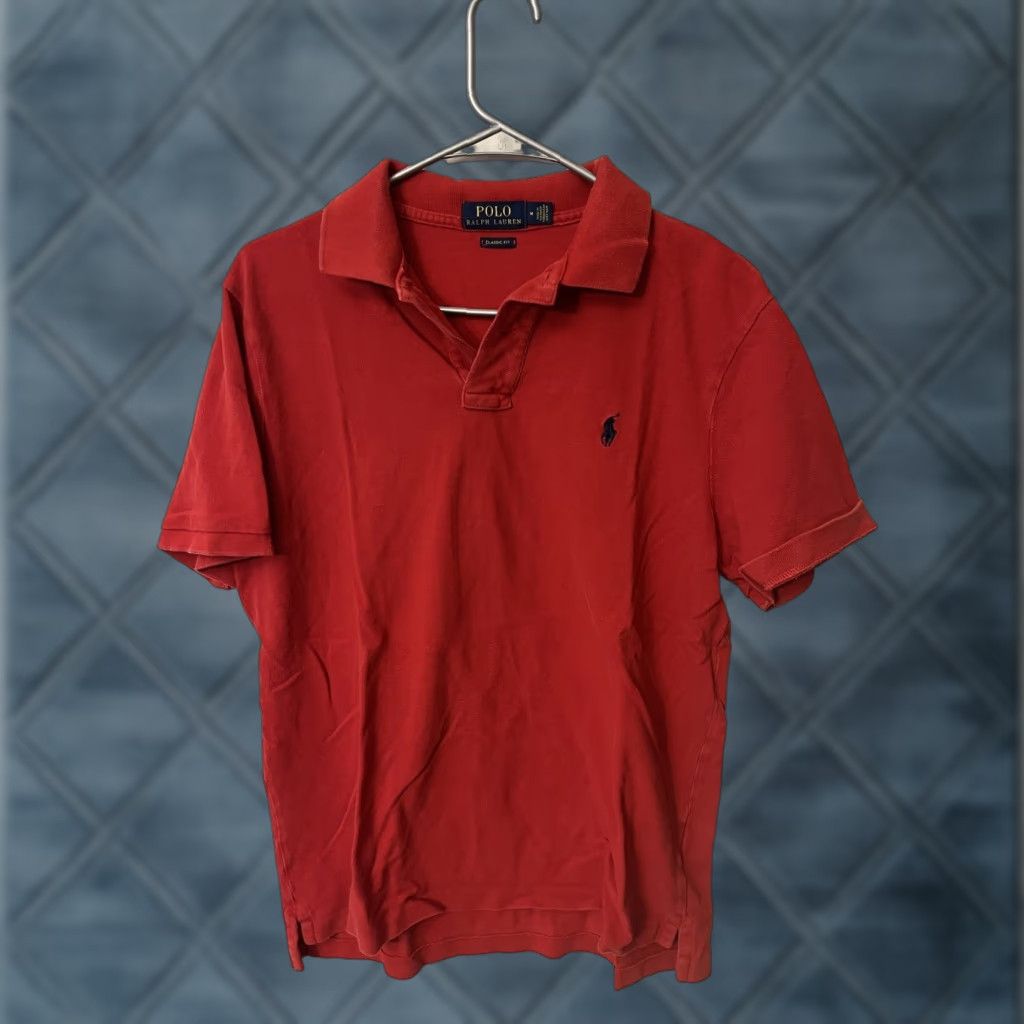 Polo Ralph Lauren Polo Ralph Lauren Polo Shirt Red W/ Pony Medium Mens Classic Fit Polo Shirt Men Medium Red Polo Ralph Lauren 90s Classic Logo Size US M / EU 48-50 / 2 - 1 Thumbnail