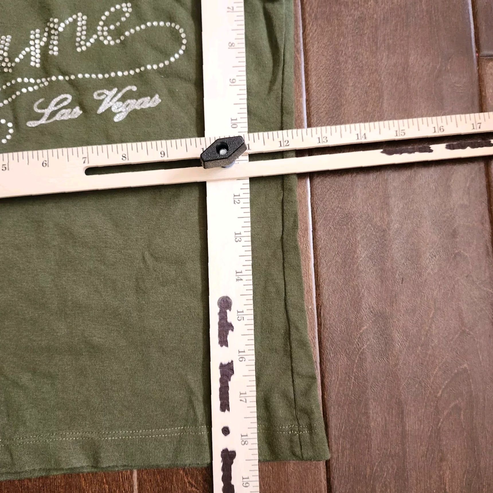 Vintage Fame Las Vegas Tank Top Green Solid Sleeveless Pullover M Junior Girls Womens Shirt" Size M / US 6-8 / IT 42-44 - 5 Thumbnail