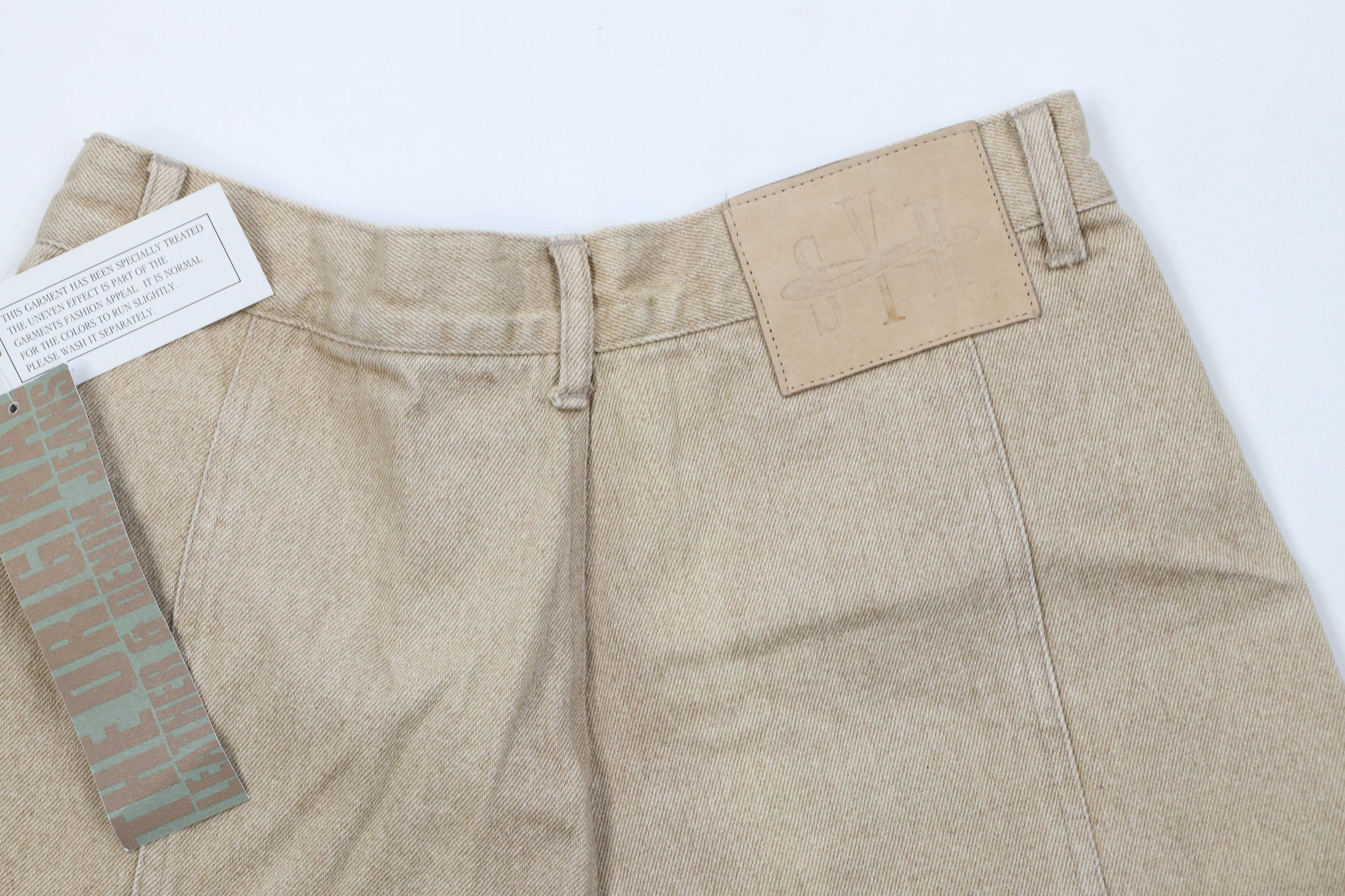 Vintage Deadstock Vintage 90s Streetwear Baggy Denim Cargo Shorts Size US 29 - 9 Thumbnail