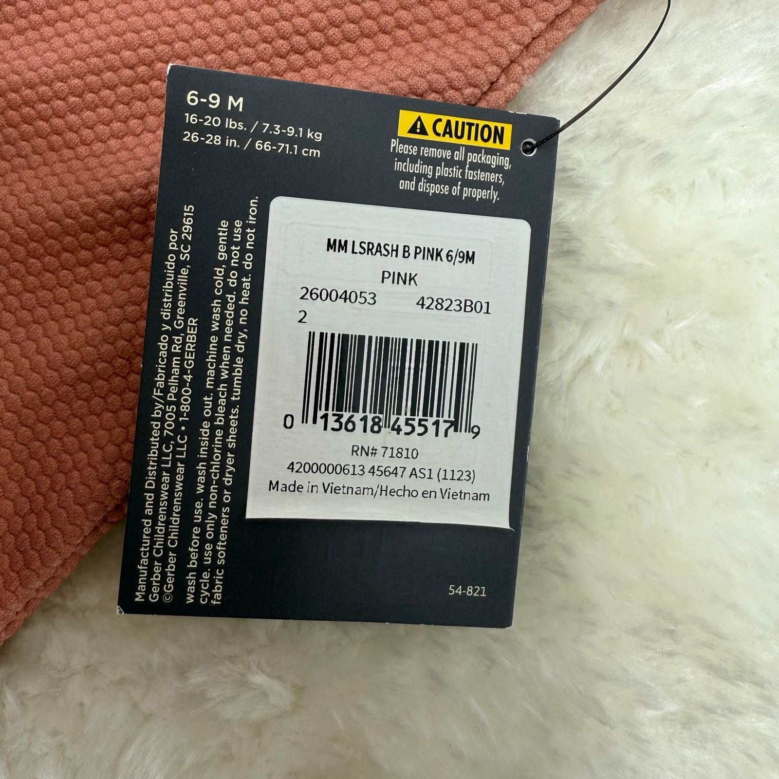 Other NWT Gerber Modern Moments Toddler Rashguard One-Piece 6/9m Size ONE SIZE - 6 Thumbnail
