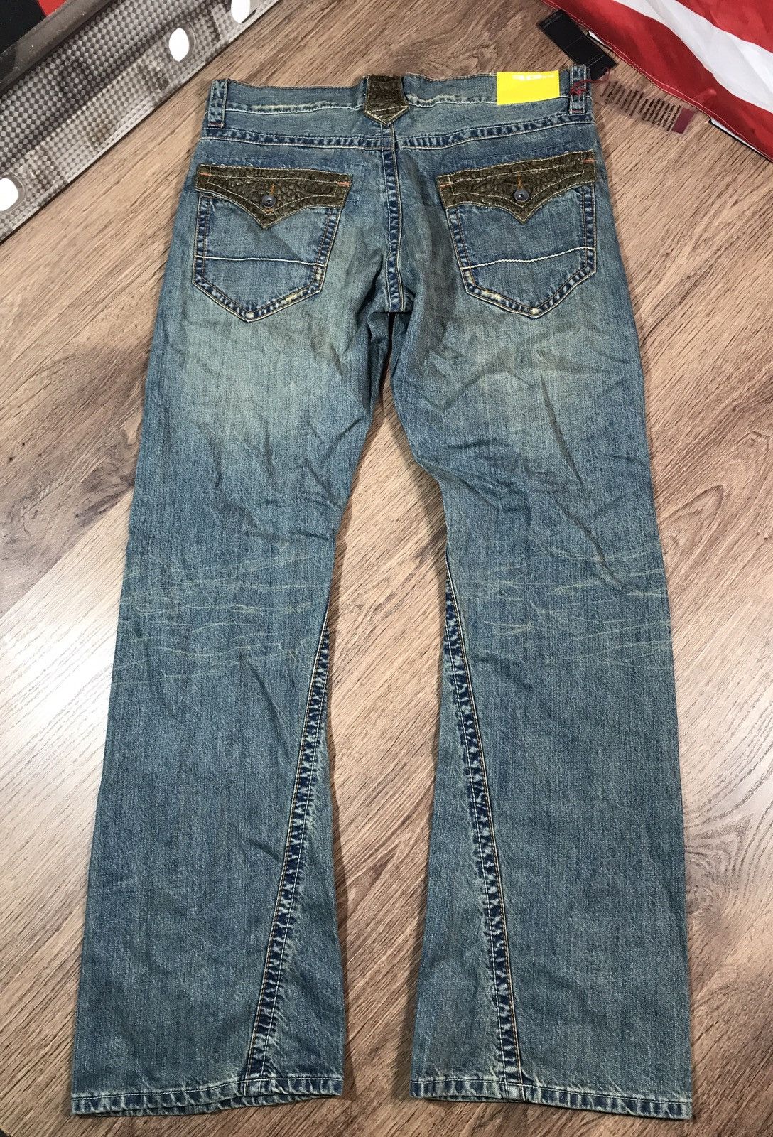 Japanese Brand RH 512 Distressed Jeans Vintage Size US 36 / EU 52 - 12 Thumbnail